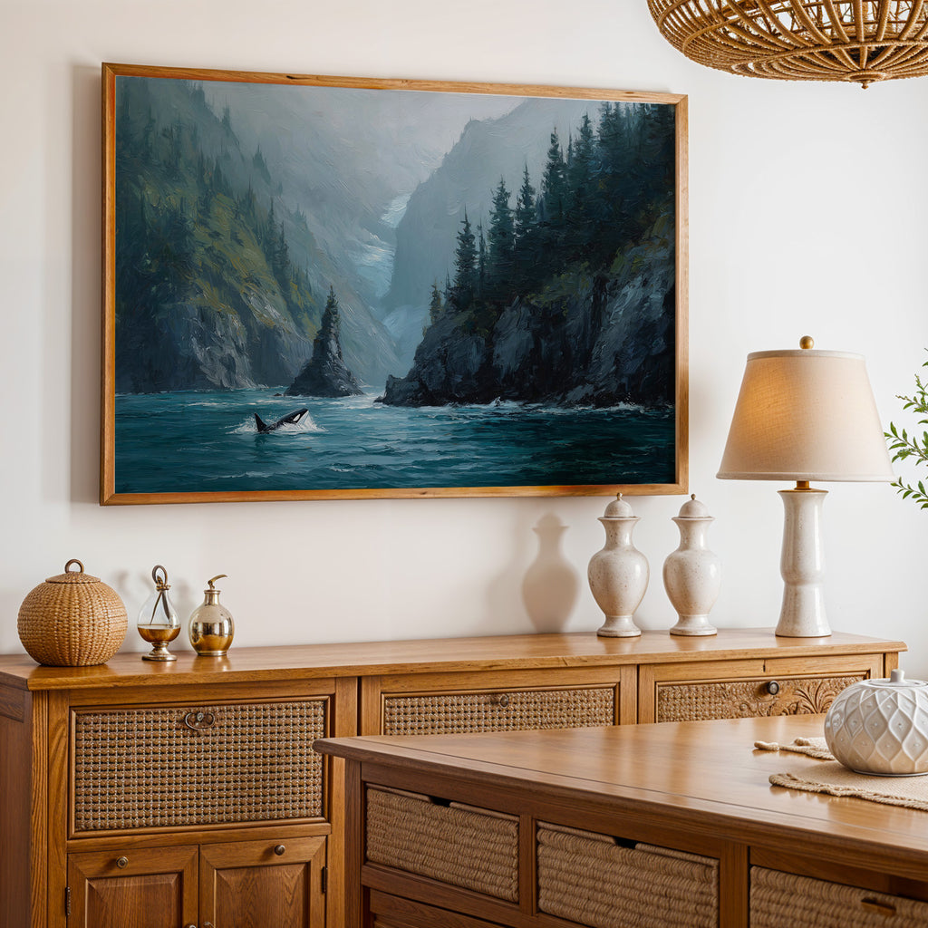 Kenai Fjords National Park Oil Painting