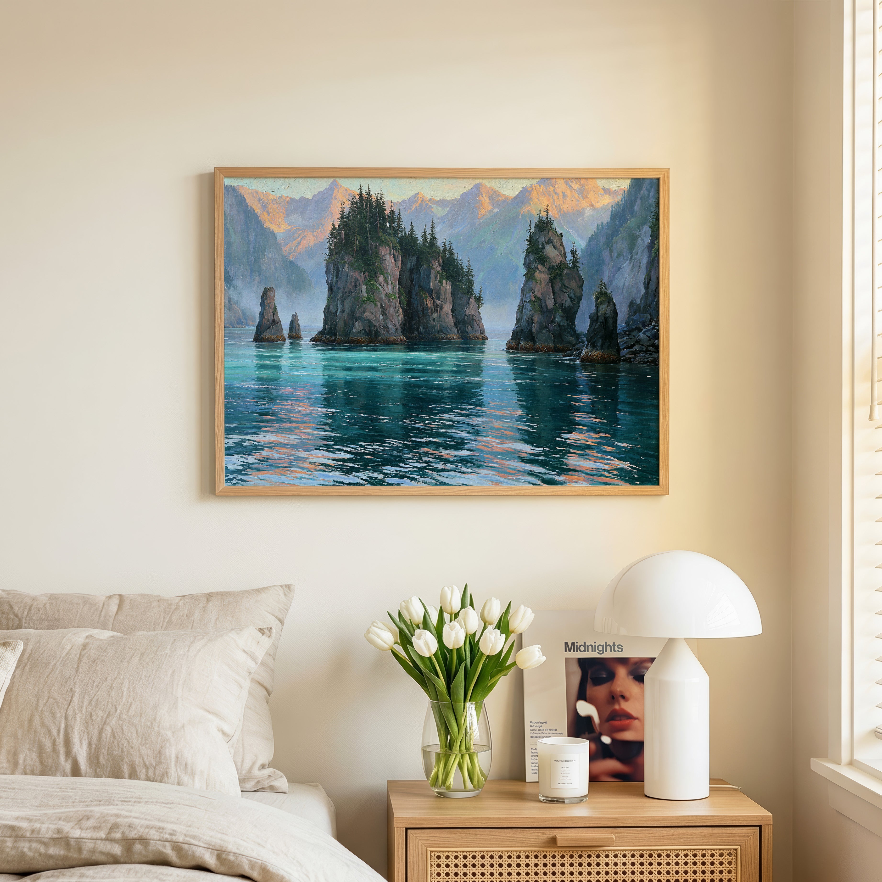 Kenai Fjords National Park Classical Oil Painting