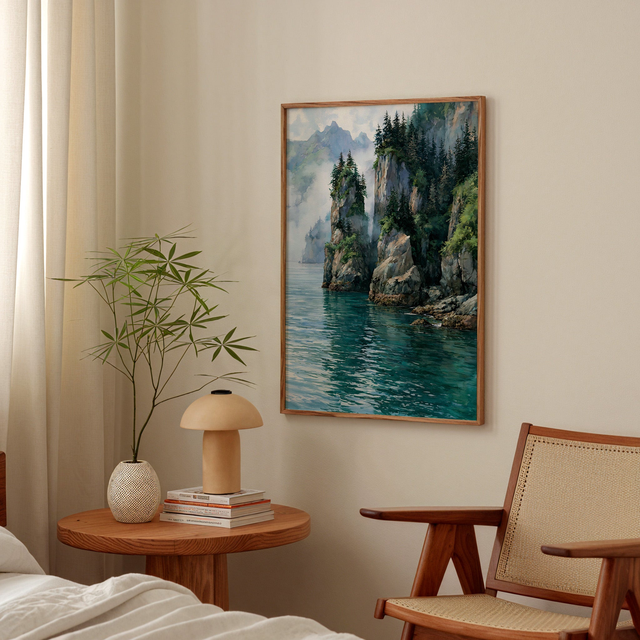 Kenai Fjords National Park Watercolor Art