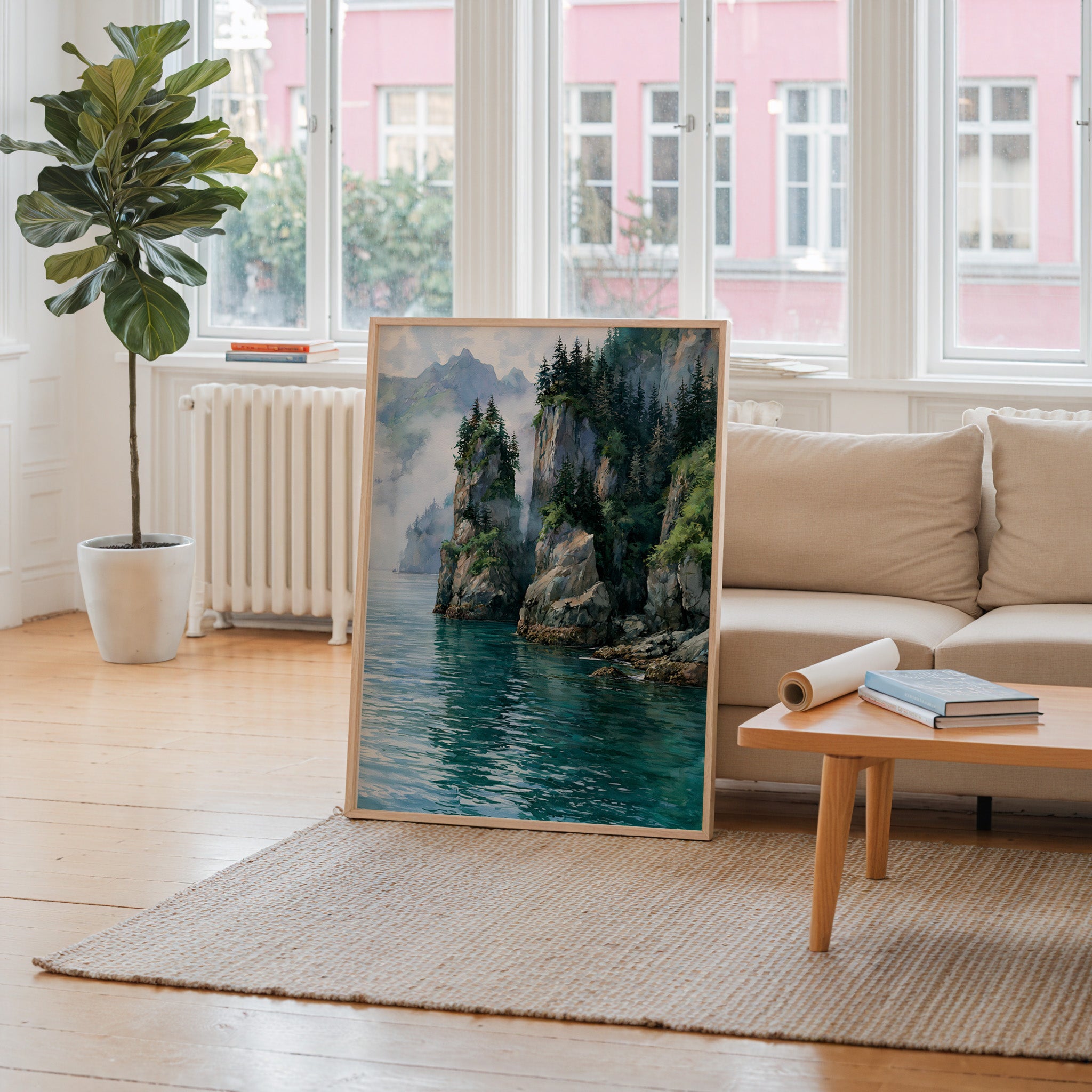 Kenai Fjords National Park Watercolor Art