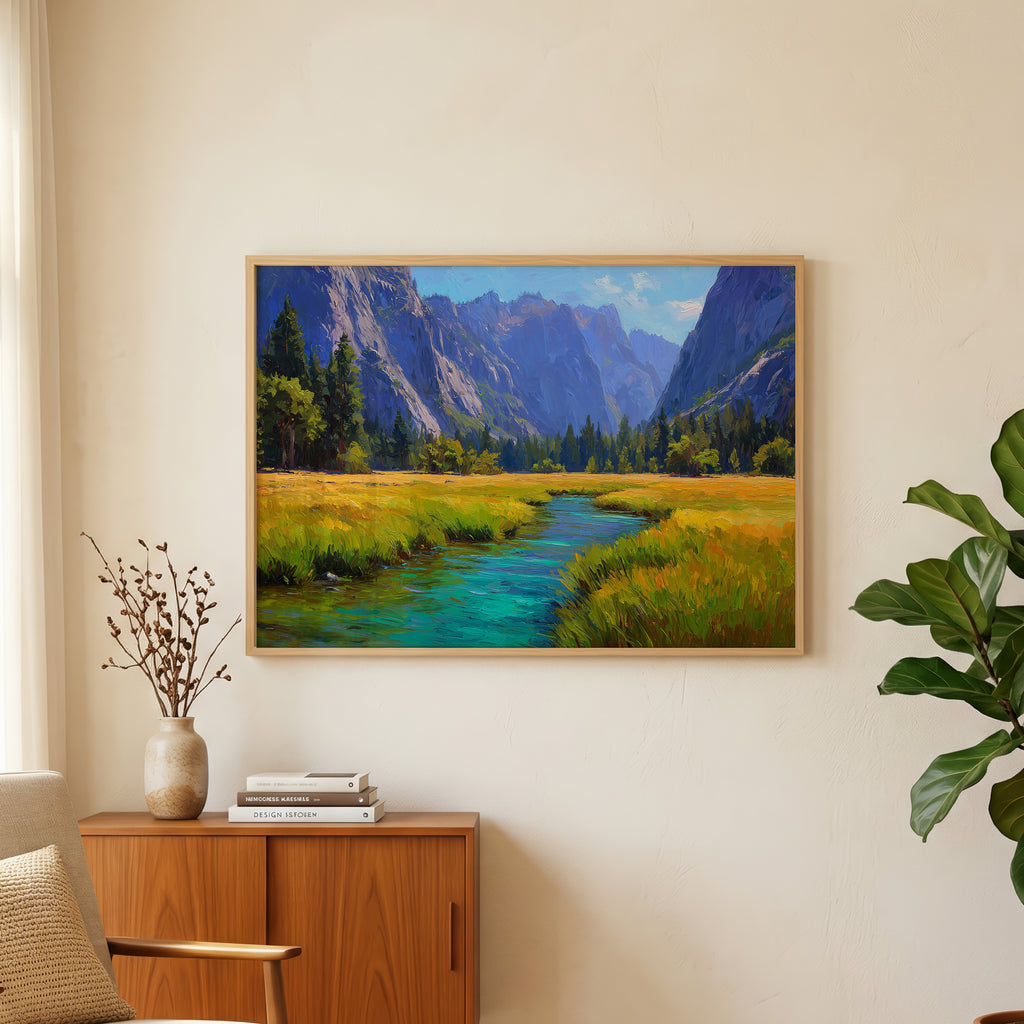 Kings Canyon National Park Oil Painting
