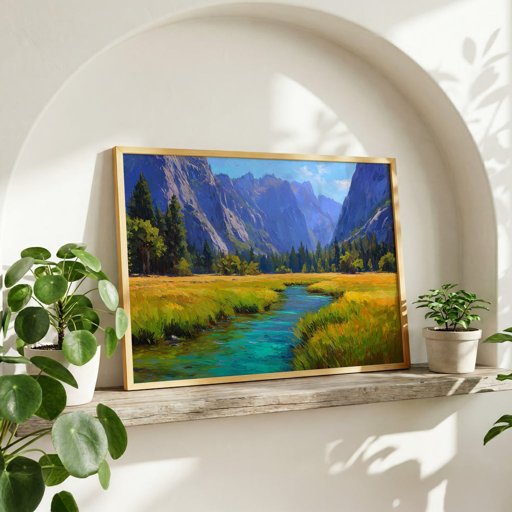 Kings Canyon National Park Oil Painting