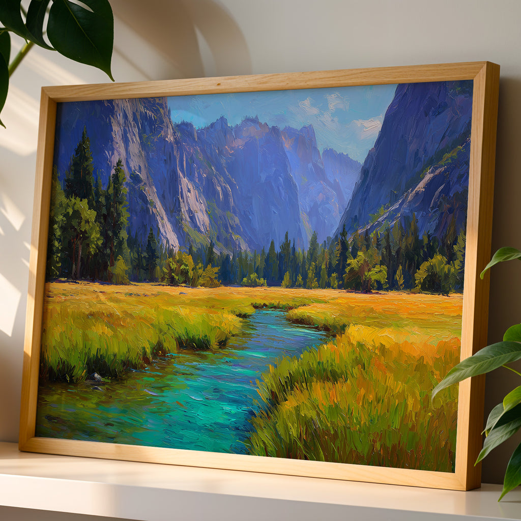 Kings Canyon National Park Oil Painting