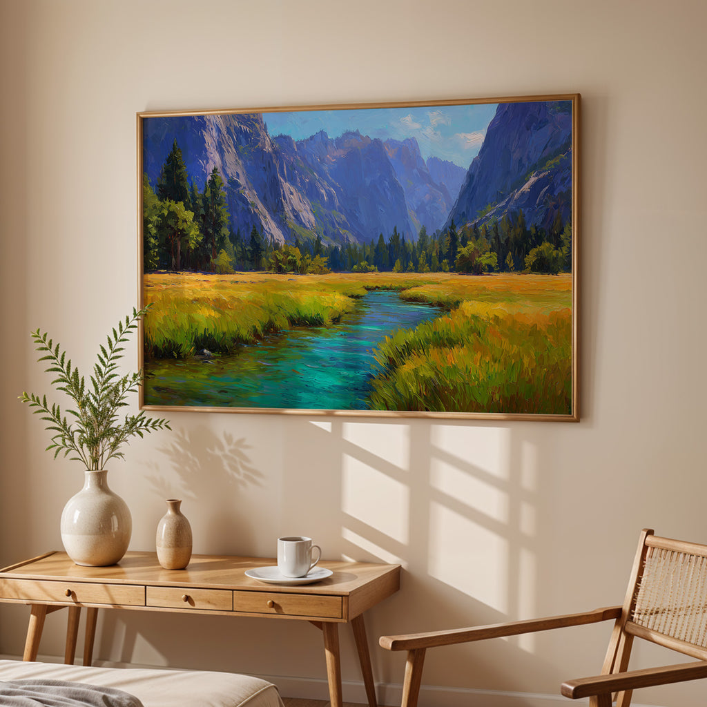 Kings Canyon National Park Oil Painting