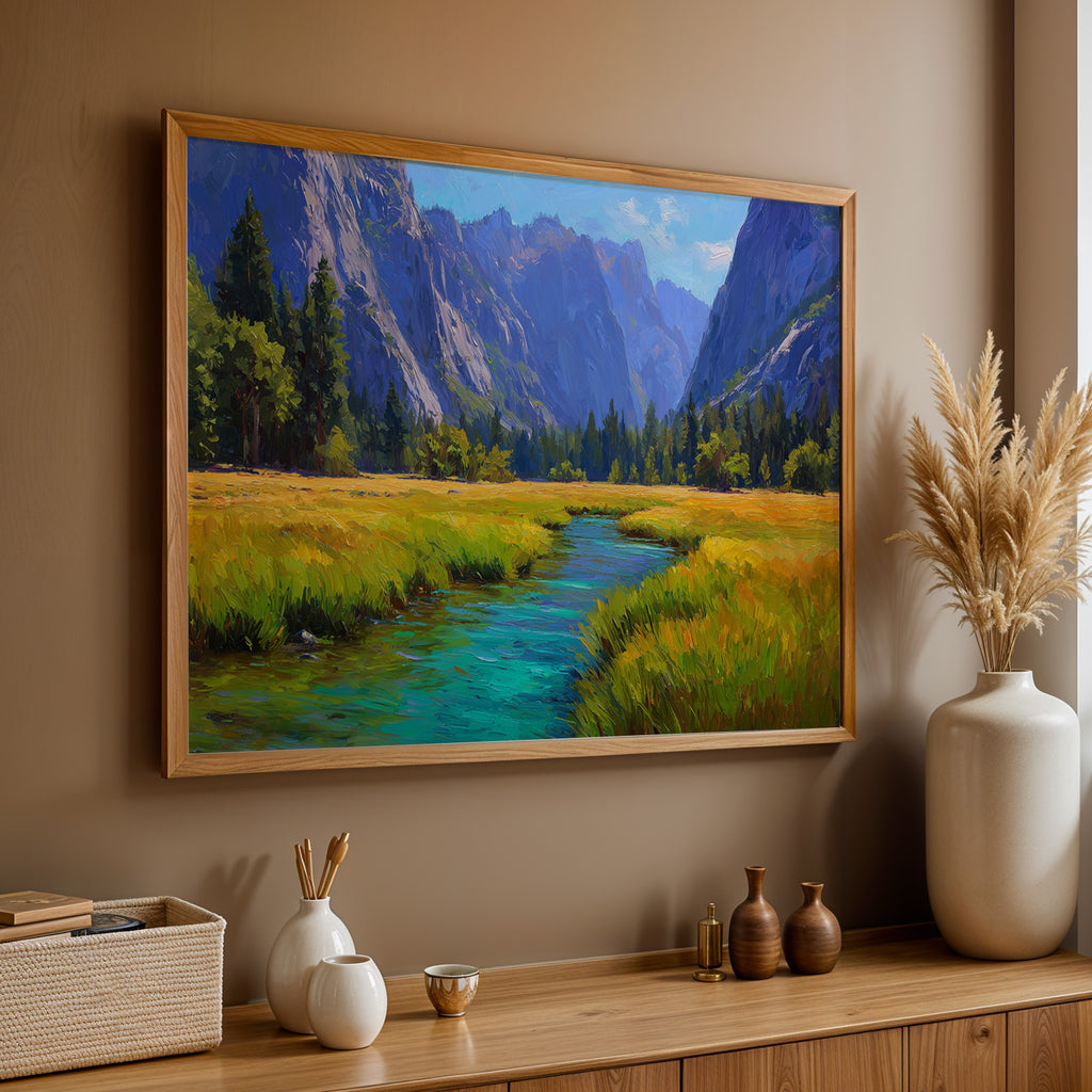 Kings Canyon National Park Oil Painting
