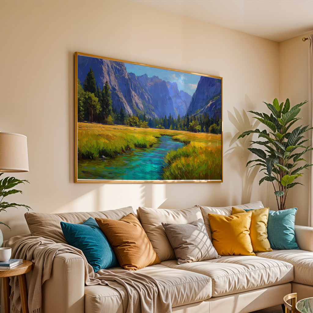 Kings Canyon National Park Oil Painting