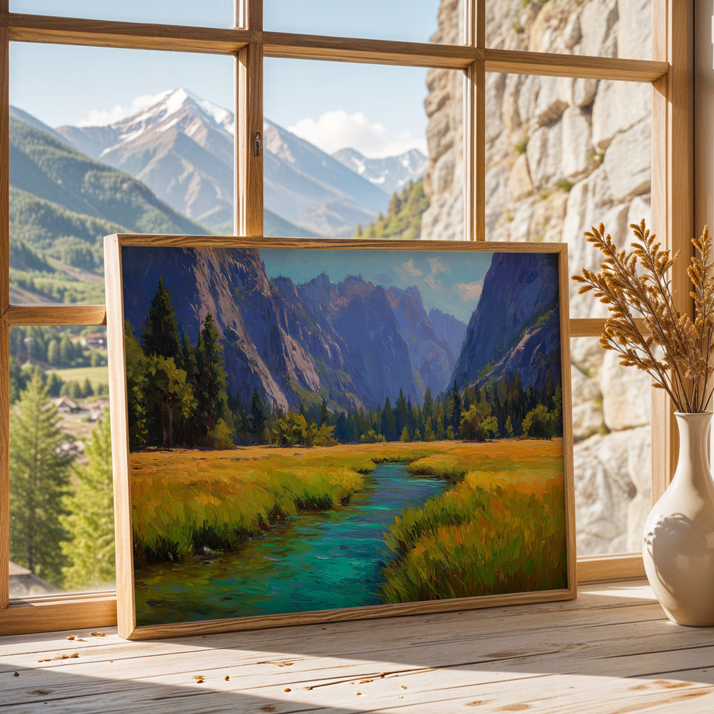 Kings Canyon National Park Oil Painting