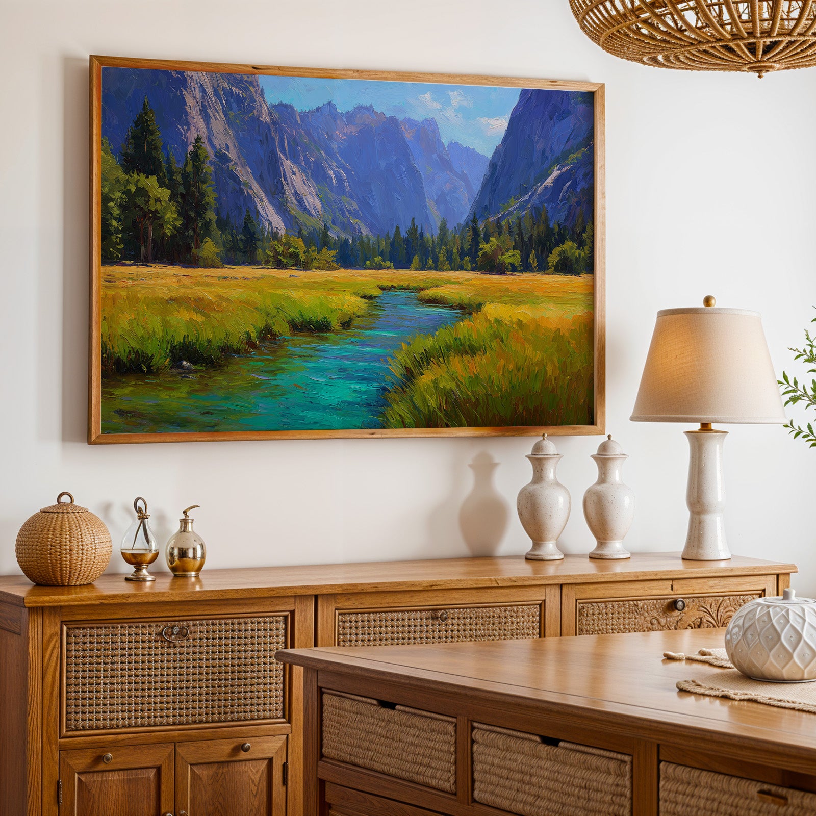 Kings Canyon National Park Oil Painting