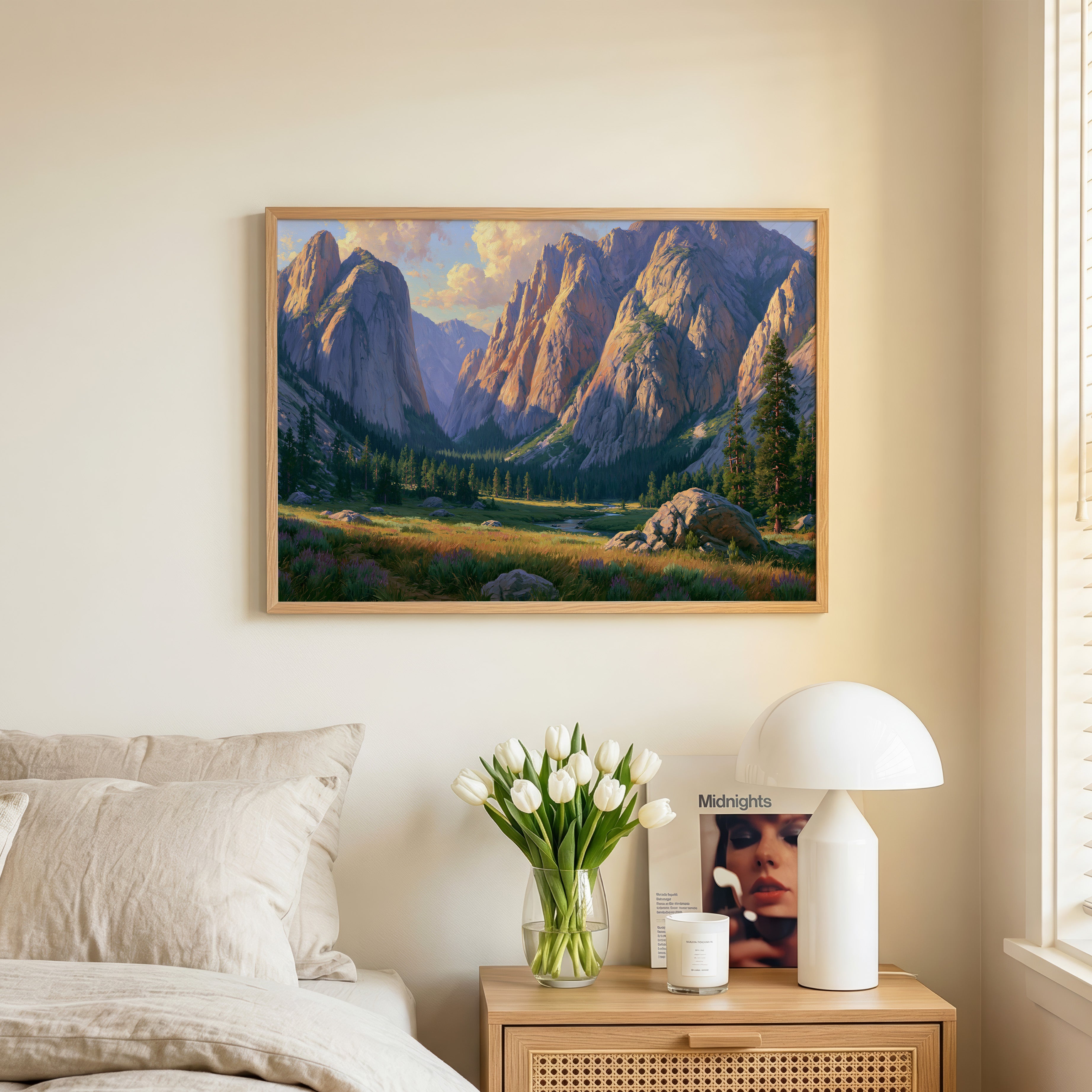 Kings Canyon National Park Classical Oil Painting