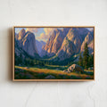 Kings Canyon National Park Classical Oil Painting
