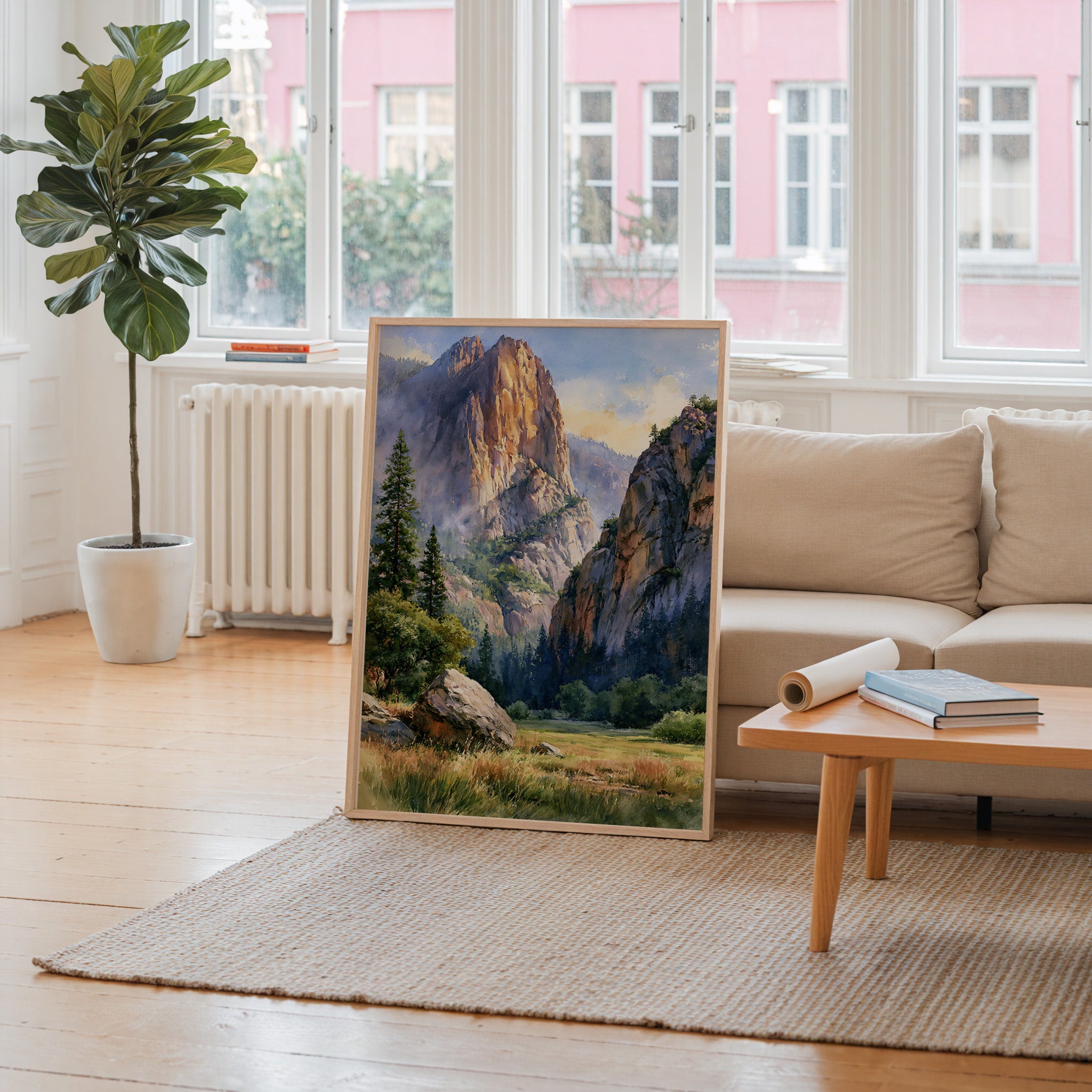 Kings Canyon National Park Watercolor Art