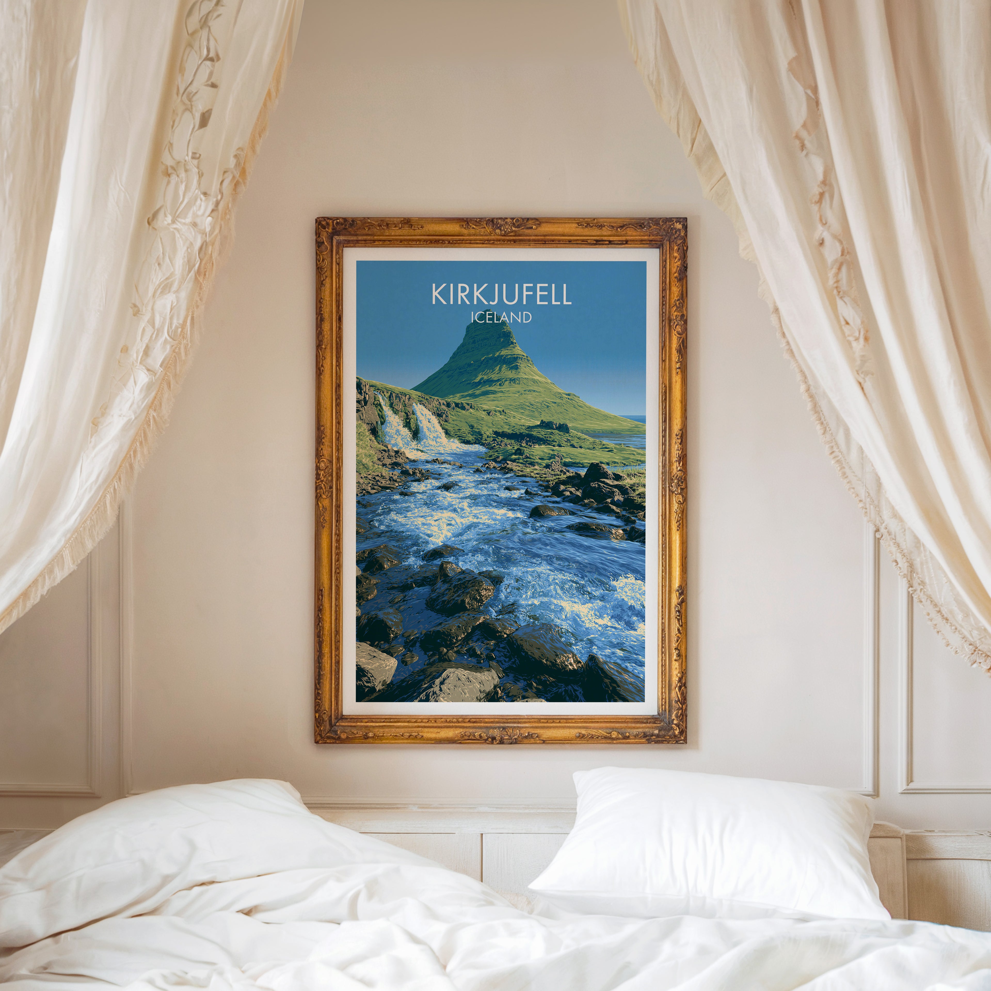 Kirkjufell Islande
