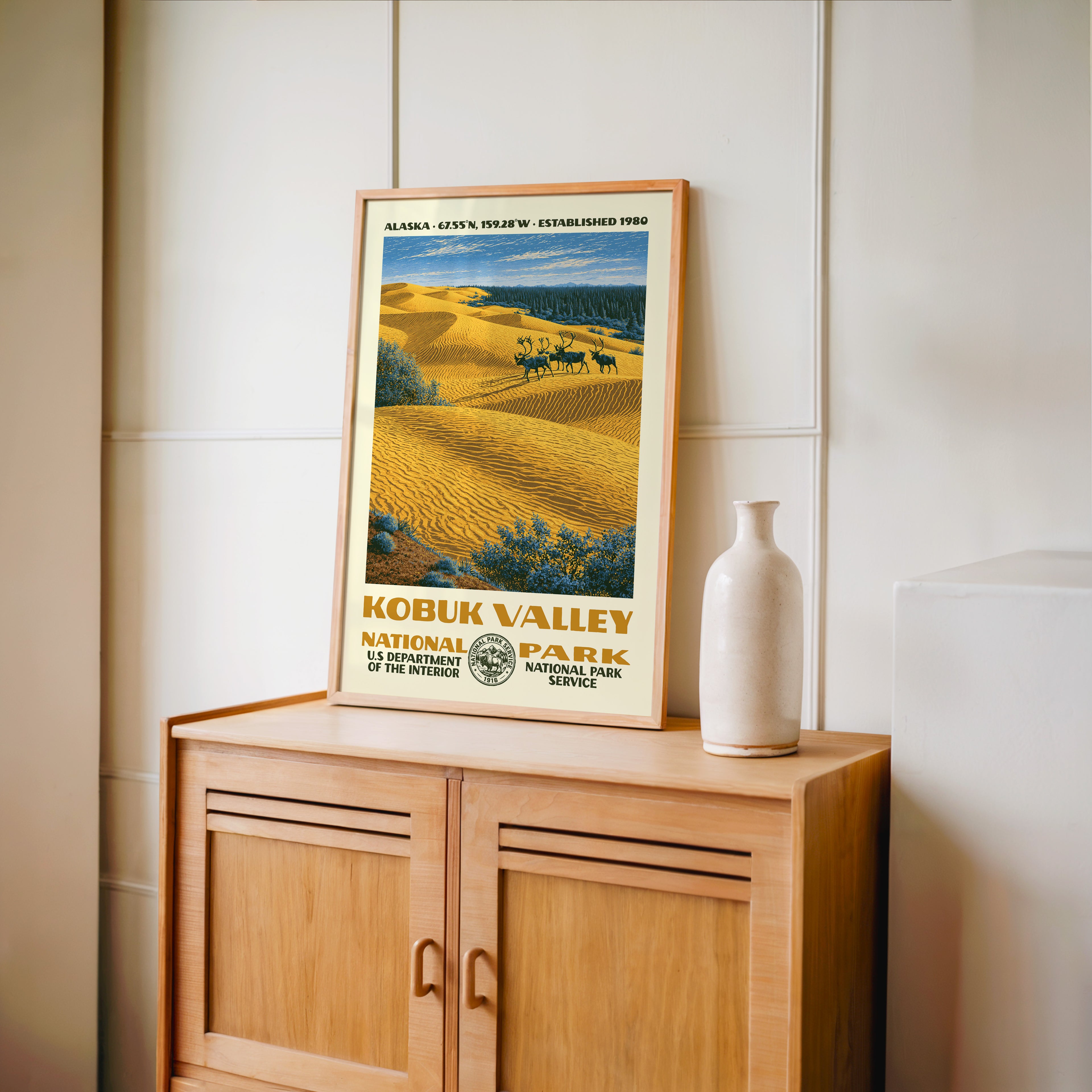 Kobuk Valley National Park Vintage WPA Art