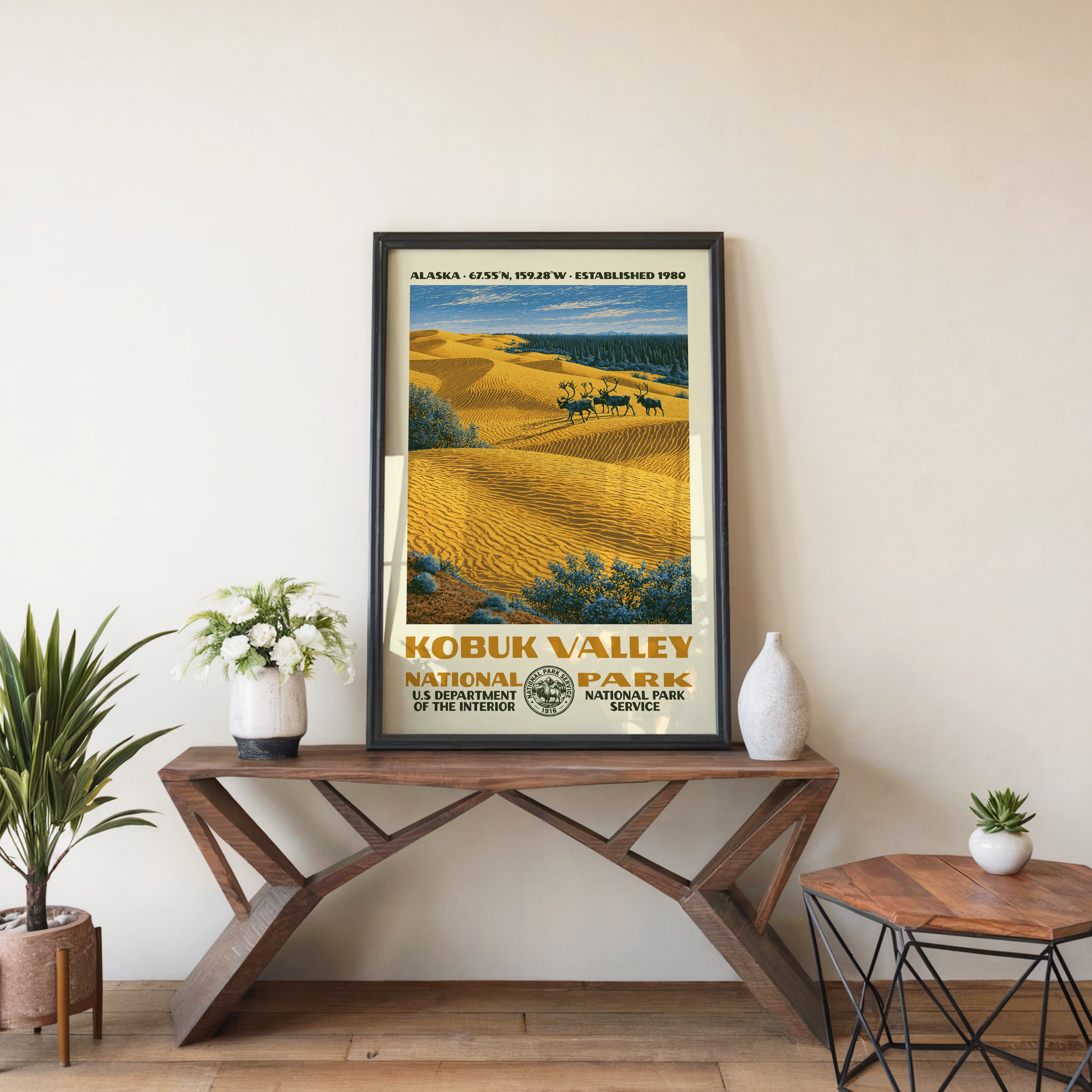 Kobuk Valley National Park Vintage WPA Art