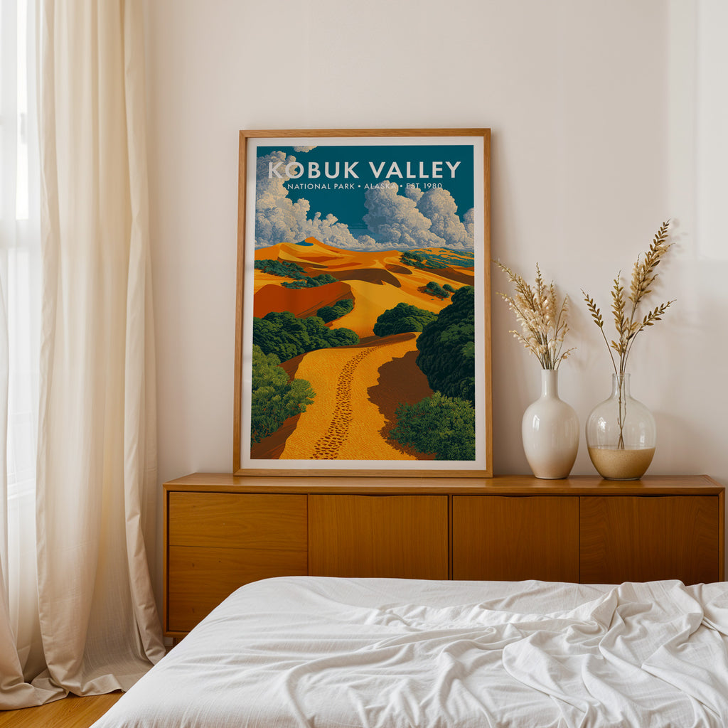 Retro Kobuk Valley National Park Print