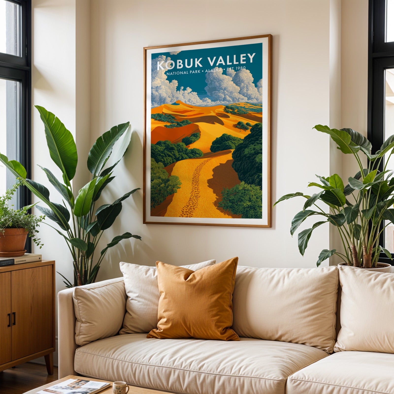 Retro Kobuk Valley National Park Print