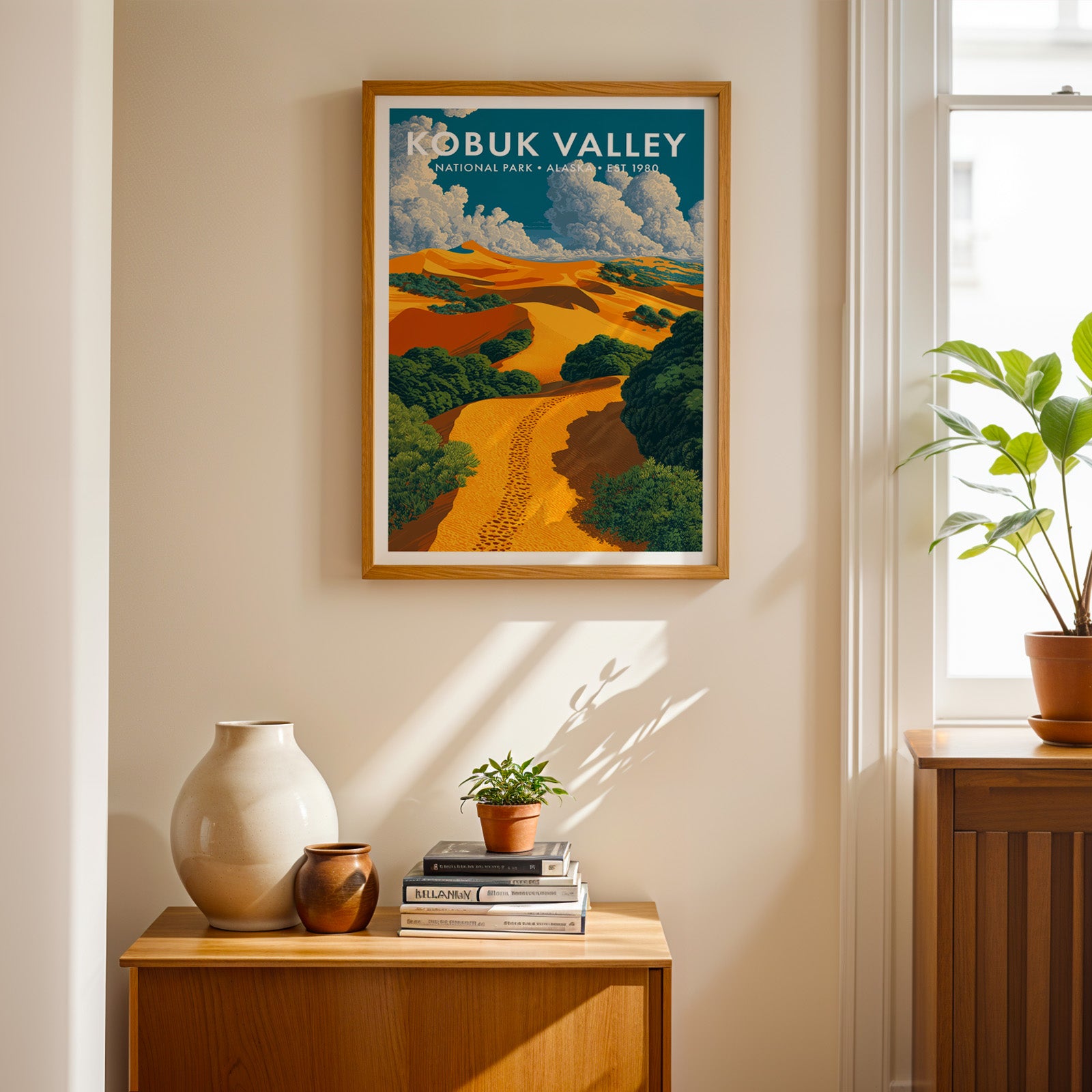 Retro Kobuk Valley National Park Print