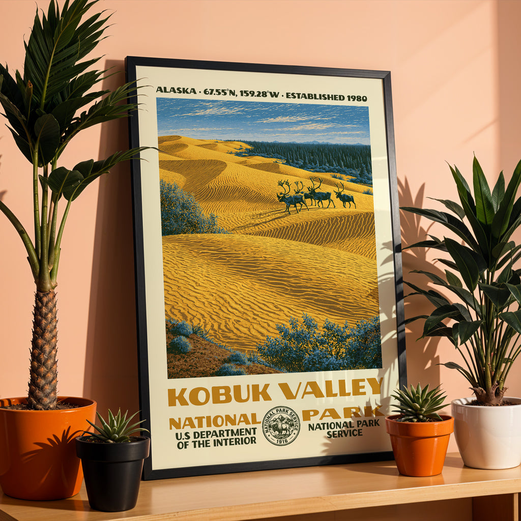 Kobuk Valley National Park Vintage WPA Art