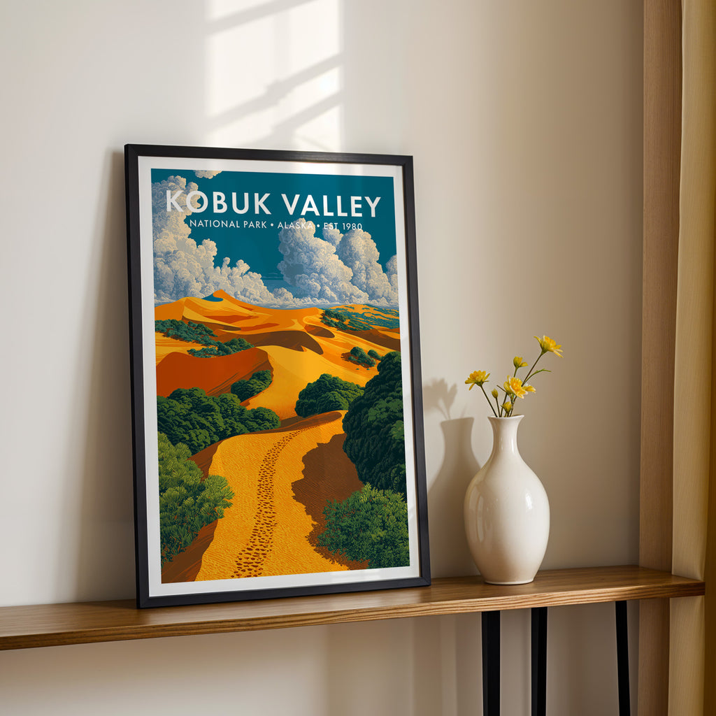 Retro Kobuk Valley National Park Print