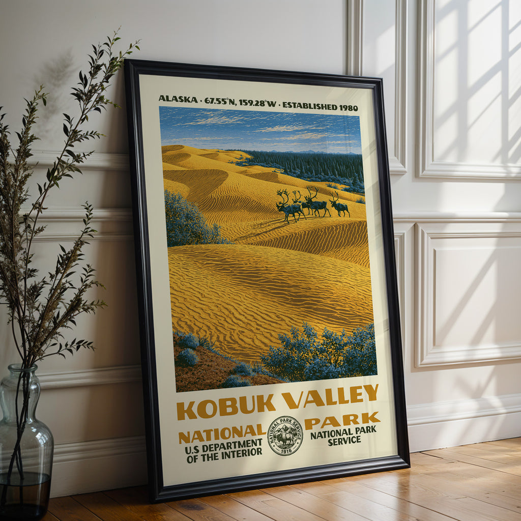 Kobuk Valley National Park Vintage WPA Art
