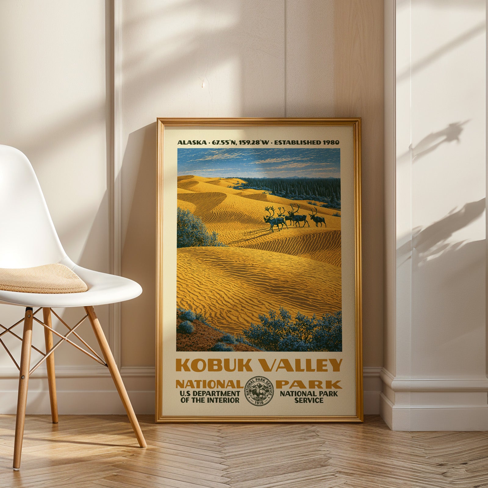 Kobuk Valley National Park Vintage WPA Art