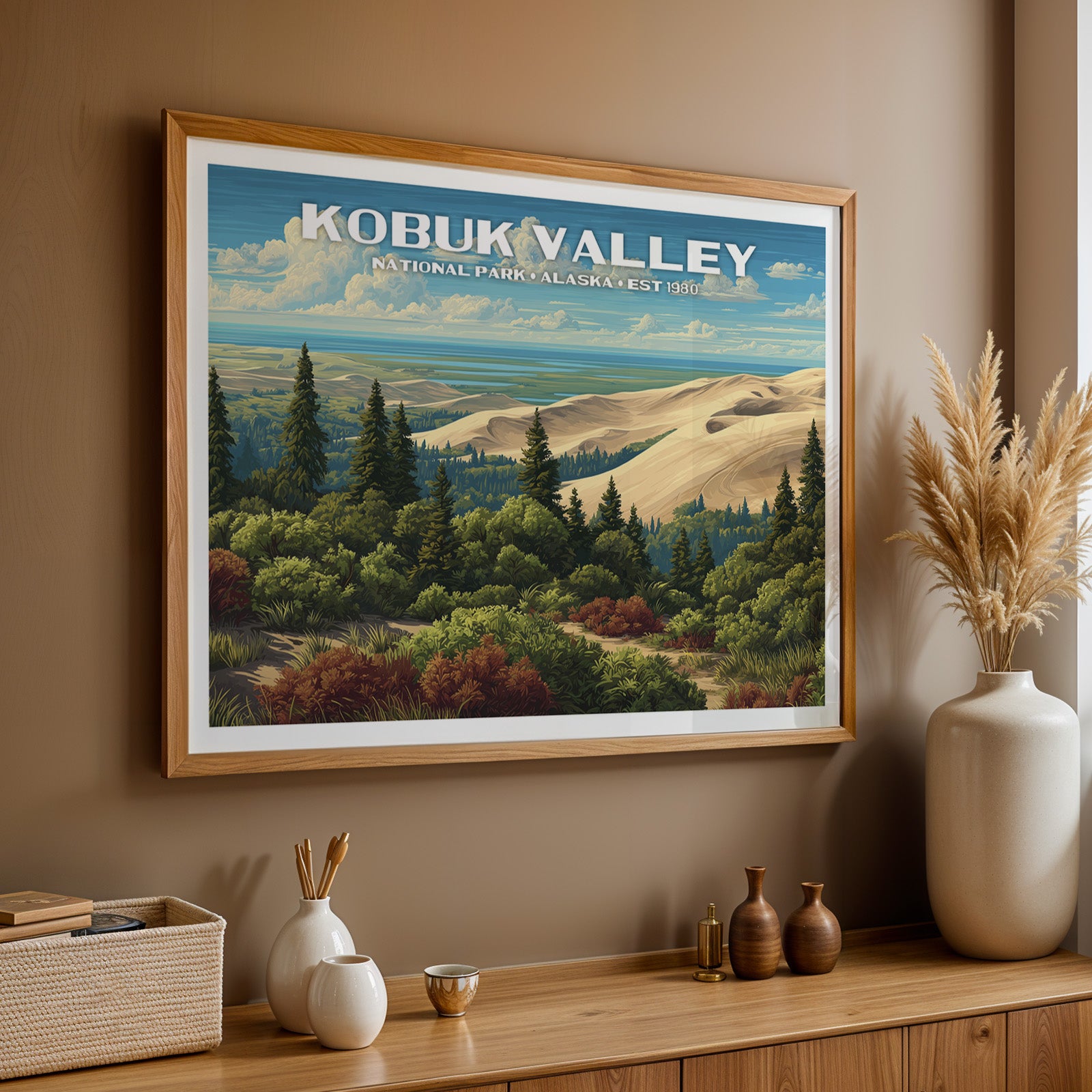 Kobuk Valley National Park Horizontal Vintage Art