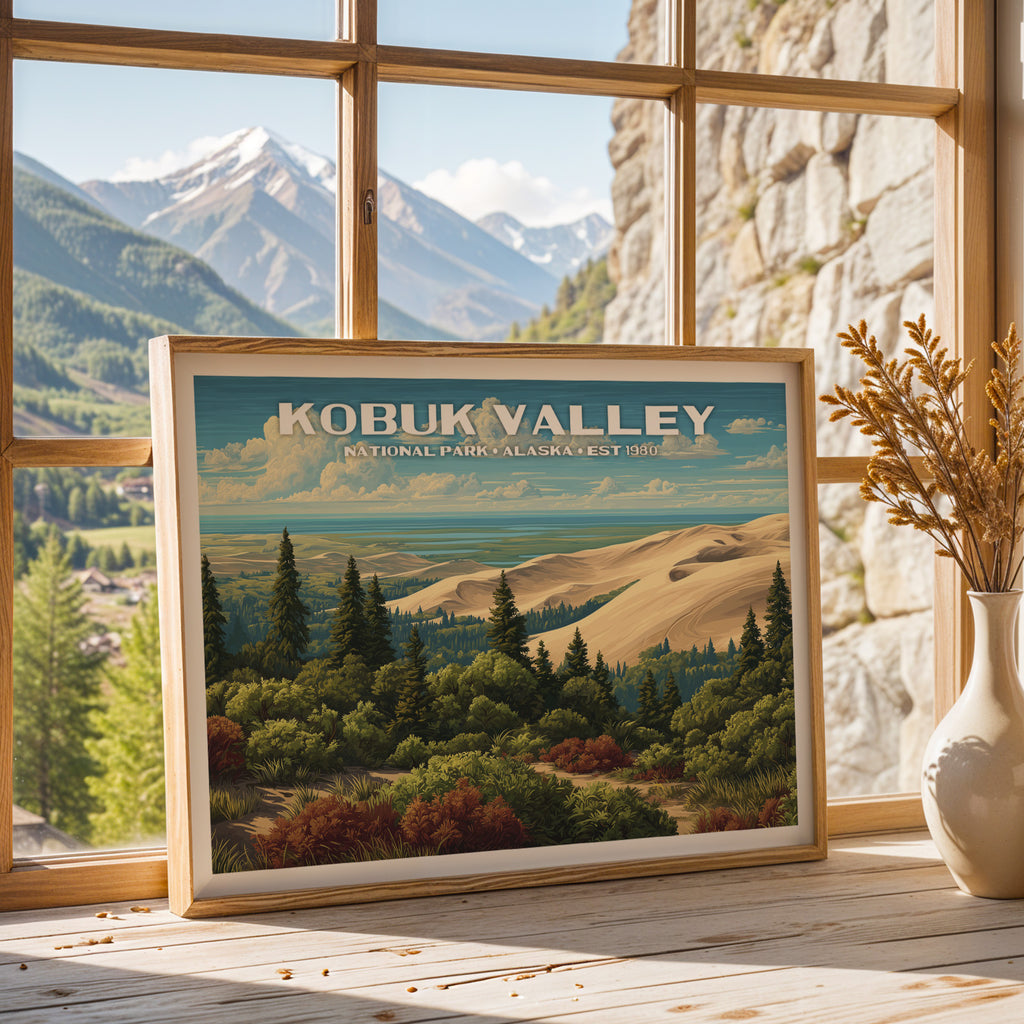 Kobuk Valley National Park Horizontal Vintage Art