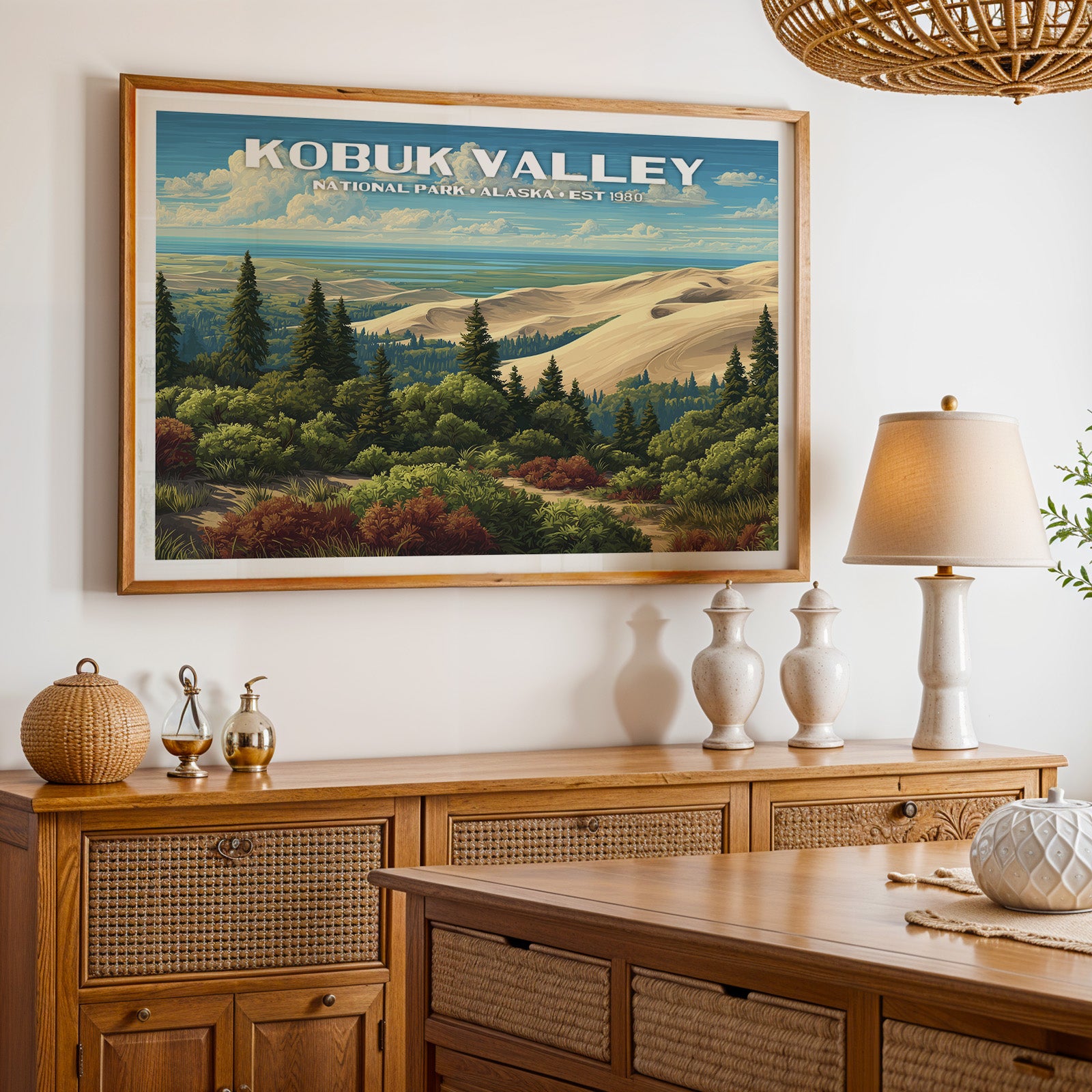 Kobuk Valley National Park Horizontal Vintage Art