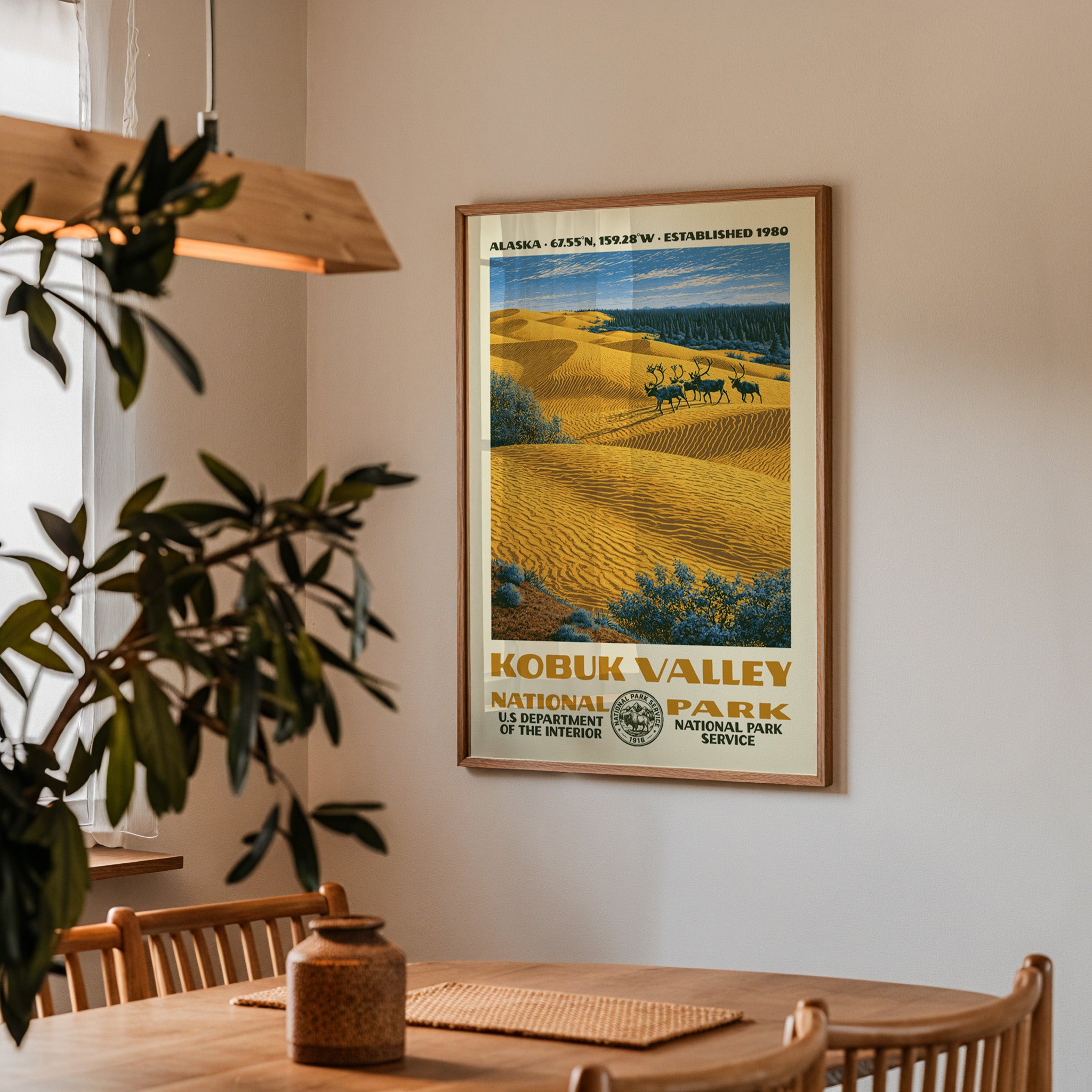Kobuk Valley National Park Vintage WPA Art
