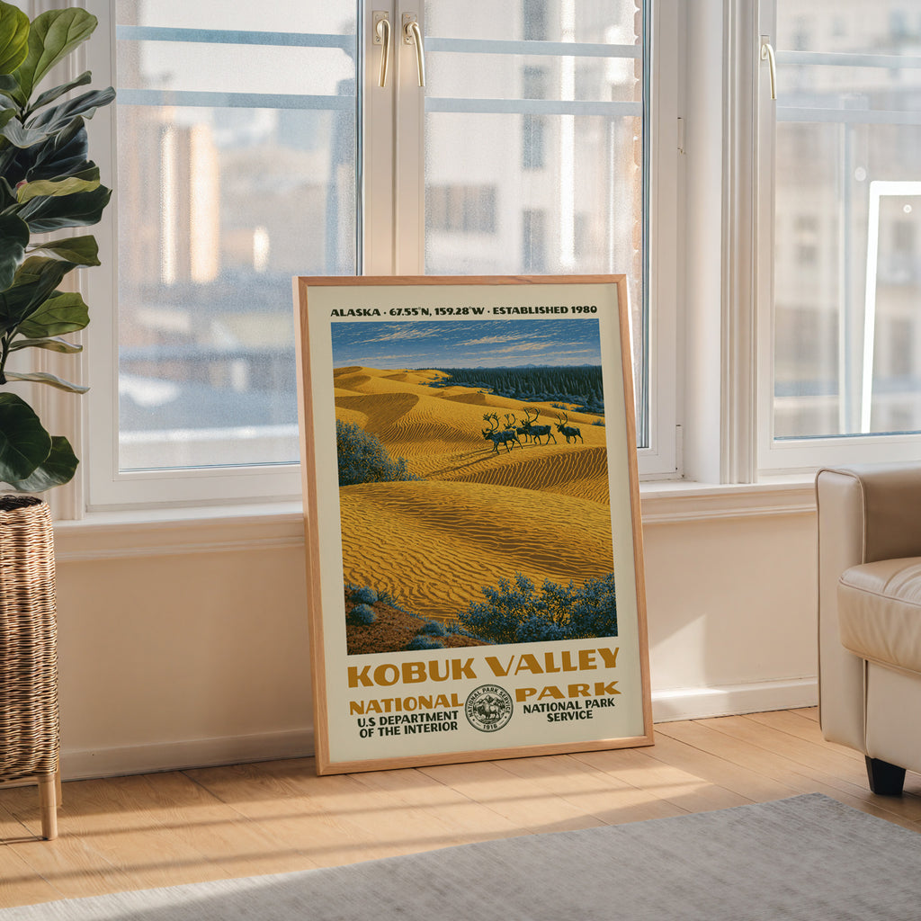 Kobuk Valley National Park Vintage WPA Art