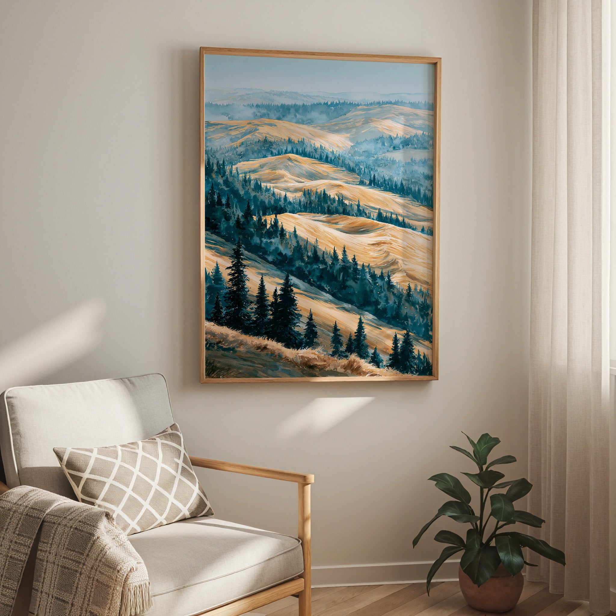 Kobuk Valley National Park Watercolor Art