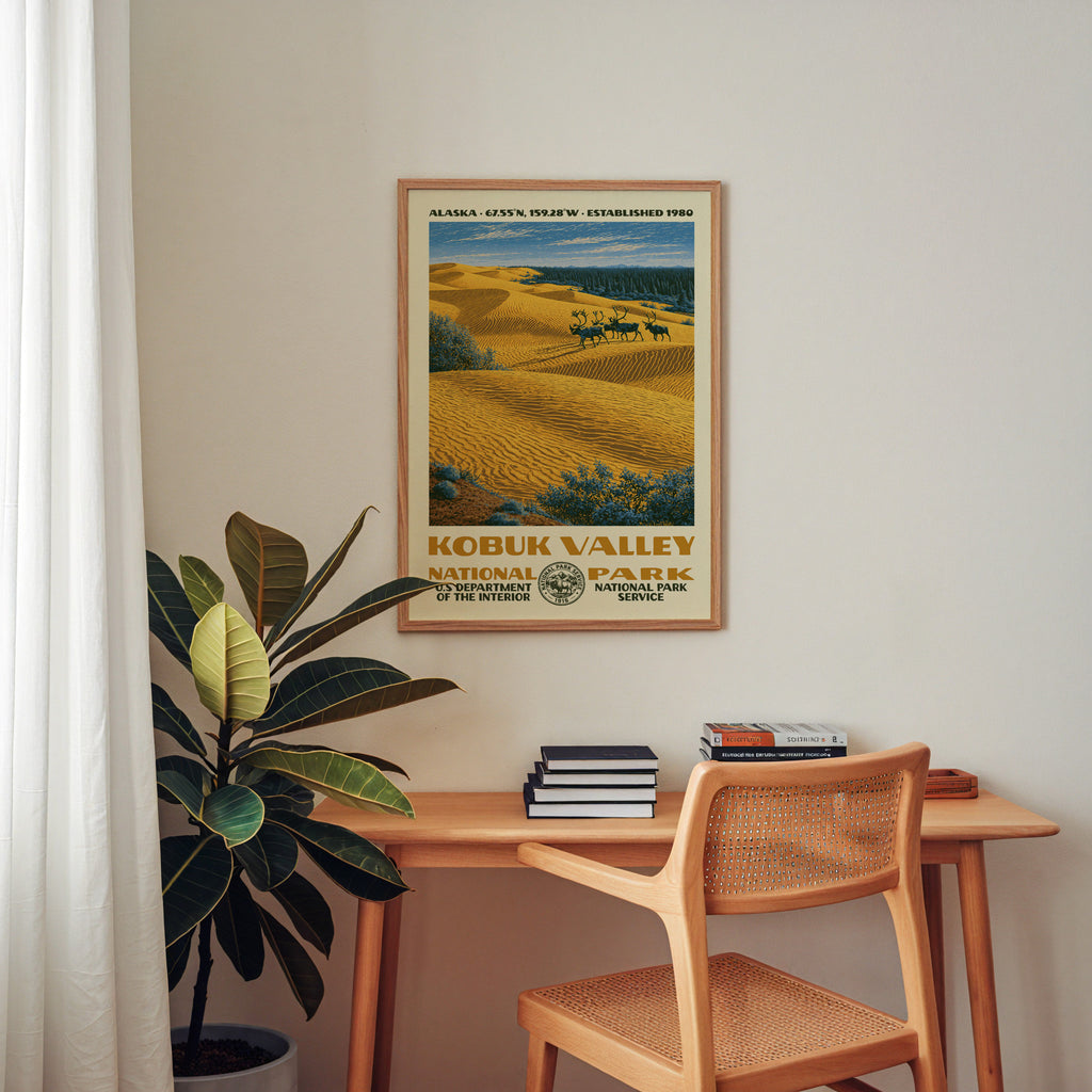 Kobuk Valley National Park Vintage WPA Art