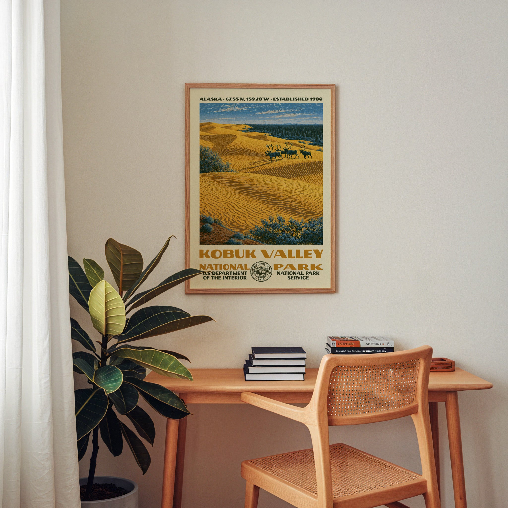 Kobuk Valley National Park Vintage WPA Art