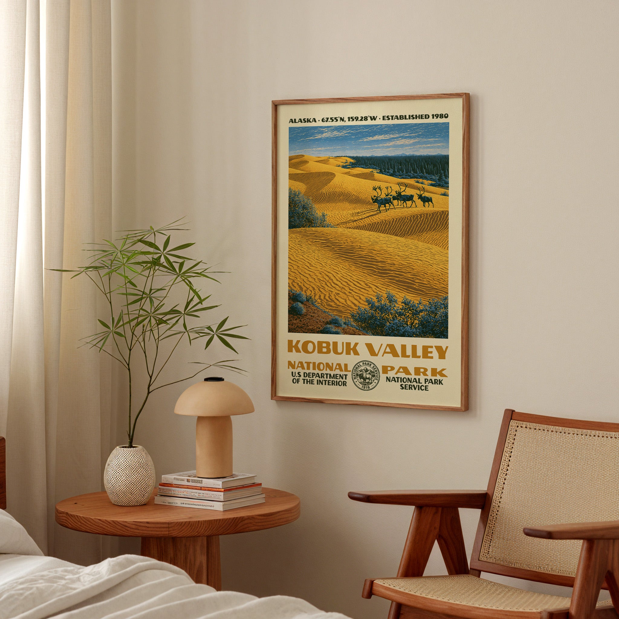 Kobuk Valley National Park Vintage WPA Art