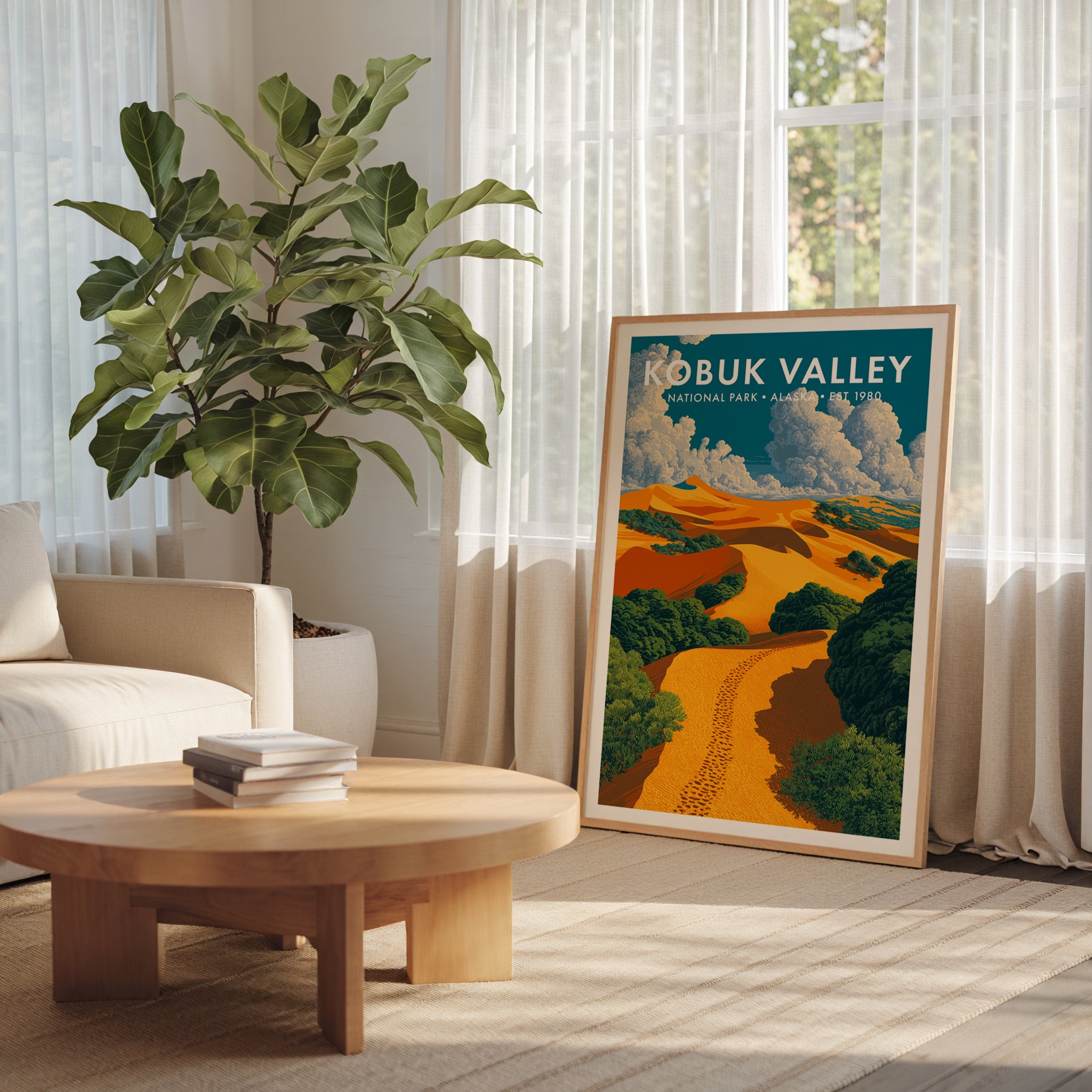 Retro Kobuk Valley National Park Print