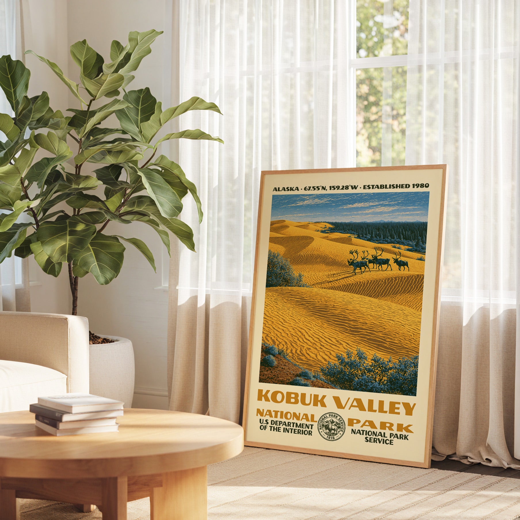 Kobuk Valley National Park Vintage WPA Art
