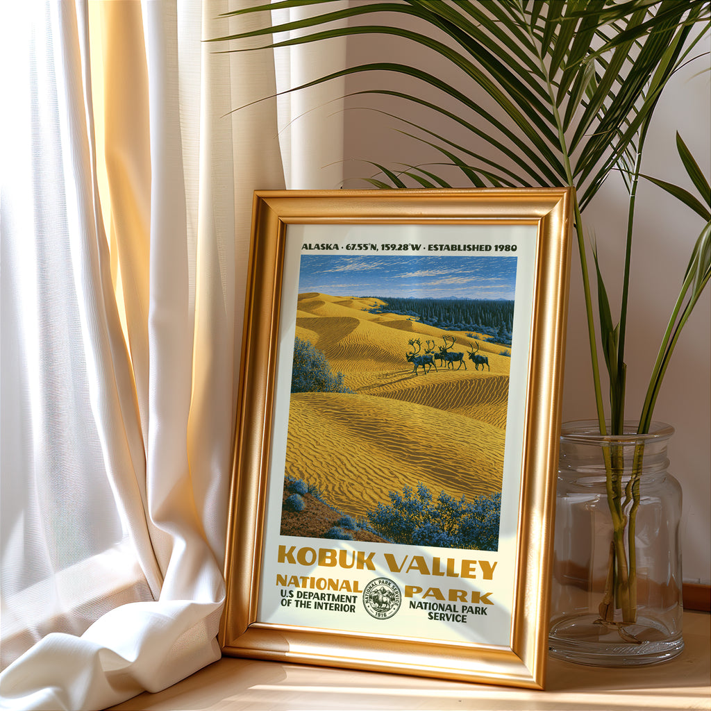 Kobuk Valley National Park Vintage WPA Art