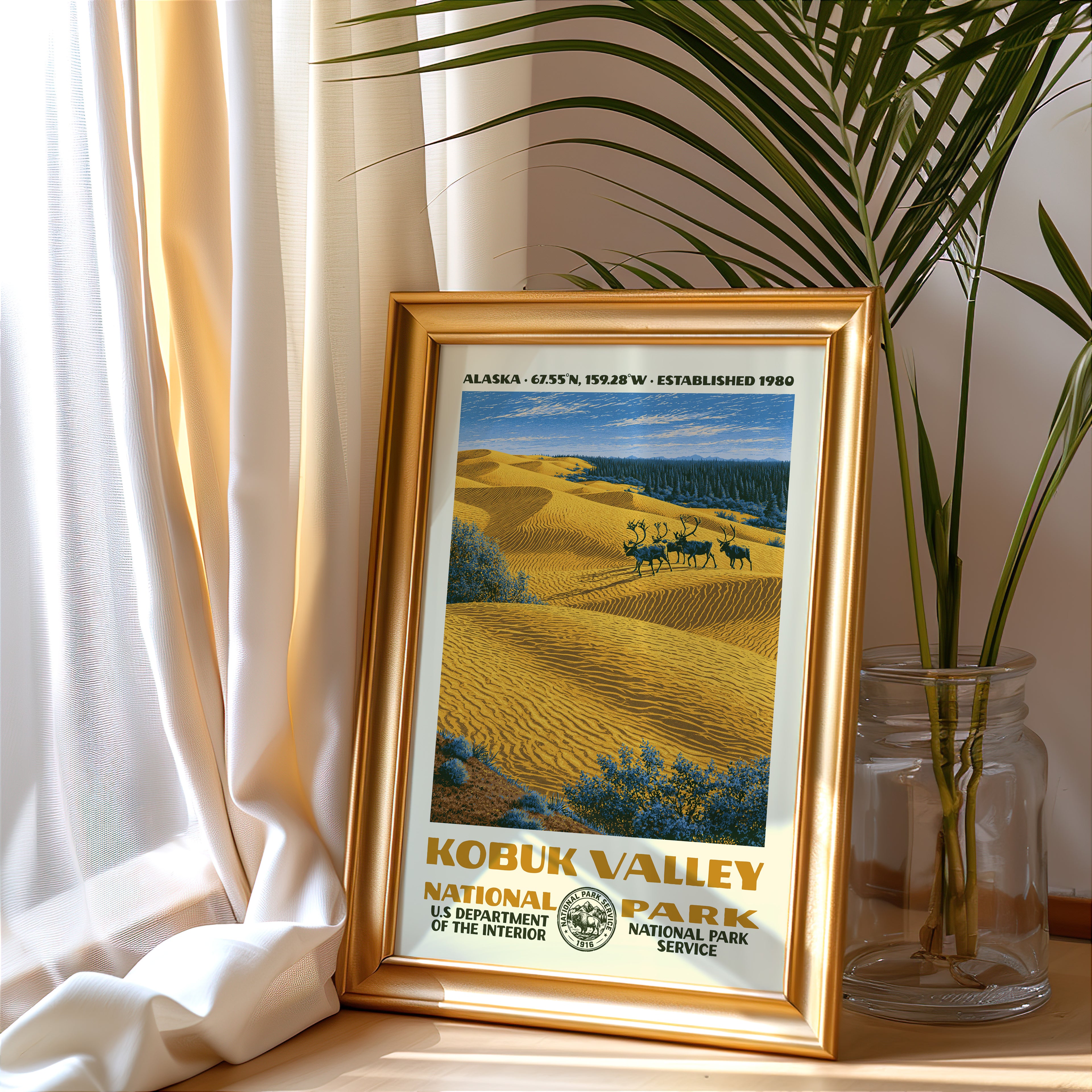 Kobuk Valley National Park Vintage WPA Art