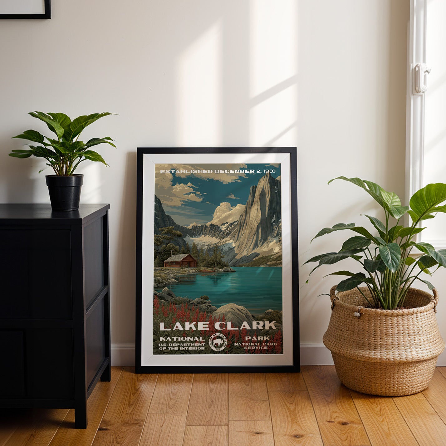 Lake Clark National Park Vintage WPA