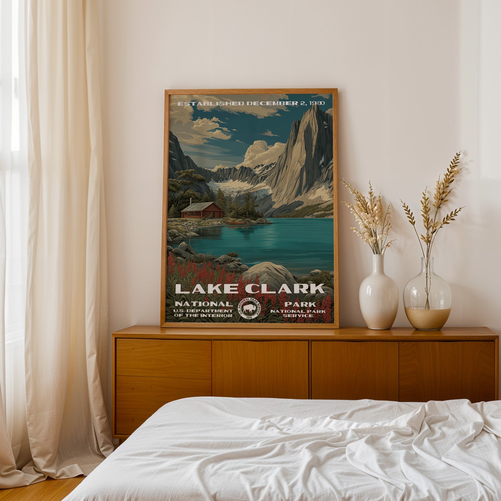 Lake Clark National Park Vintage WPA