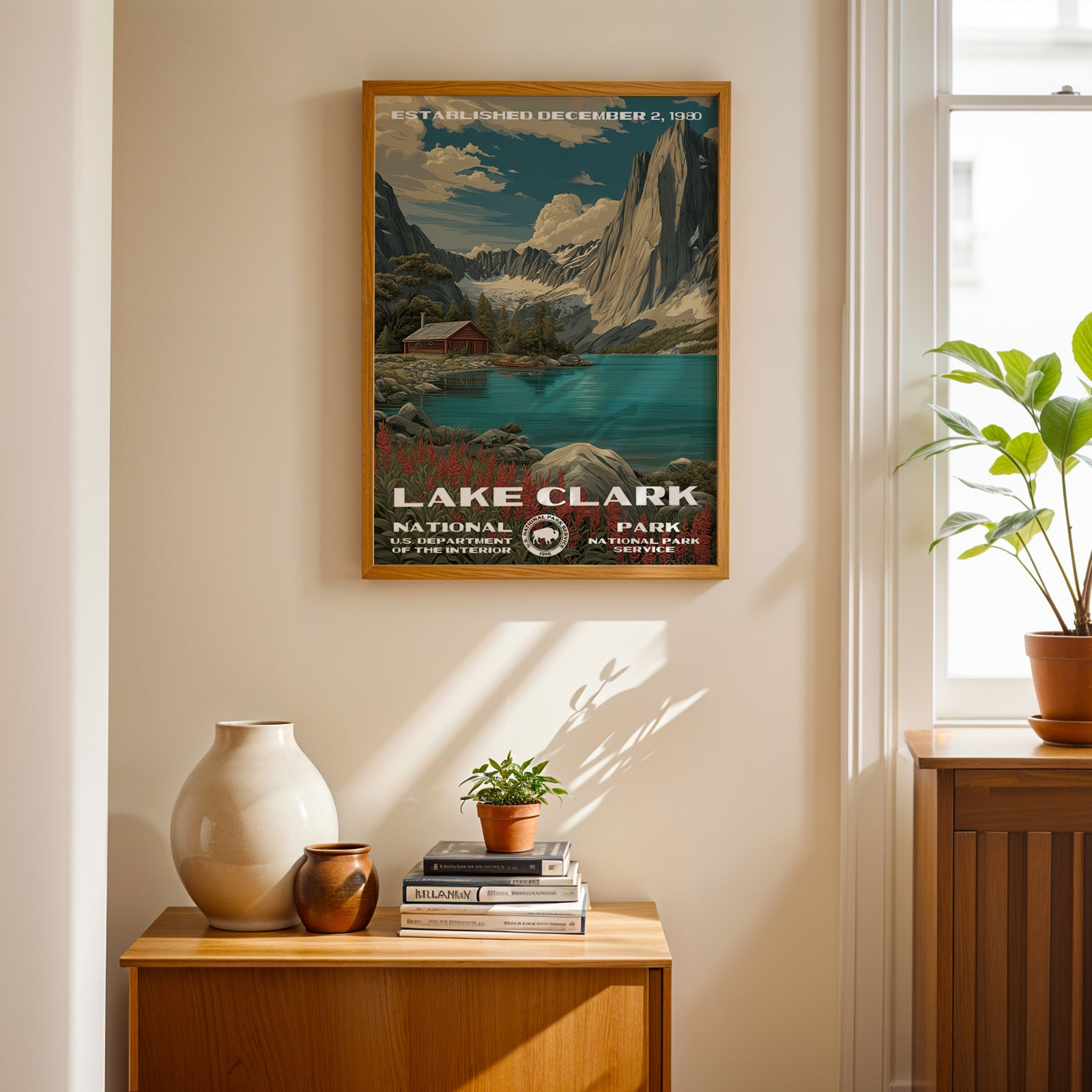 Lake Clark National Park Vintage WPA