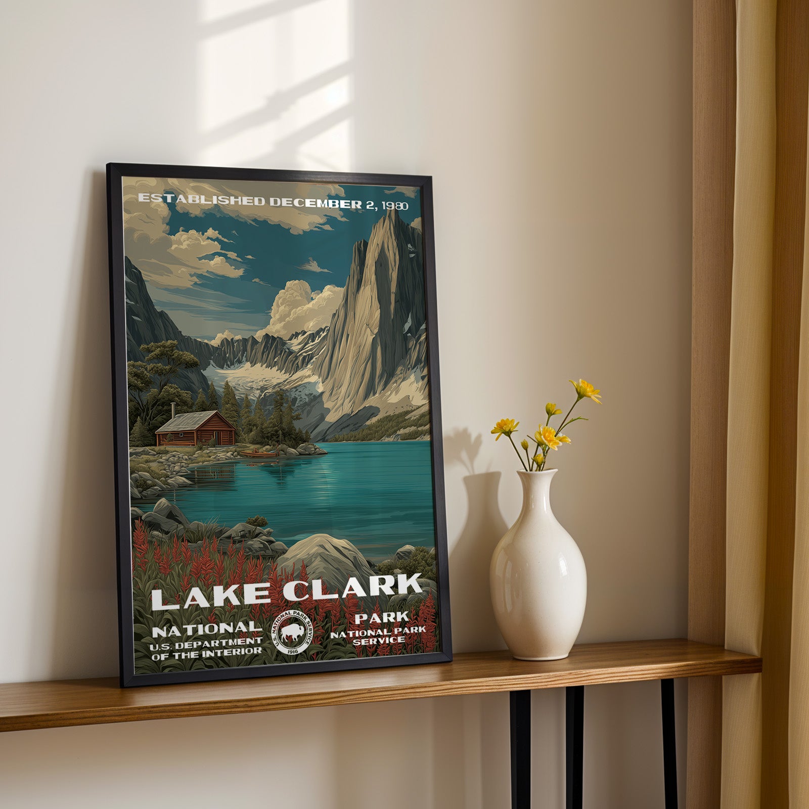 Lake Clark National Park Vintage WPA