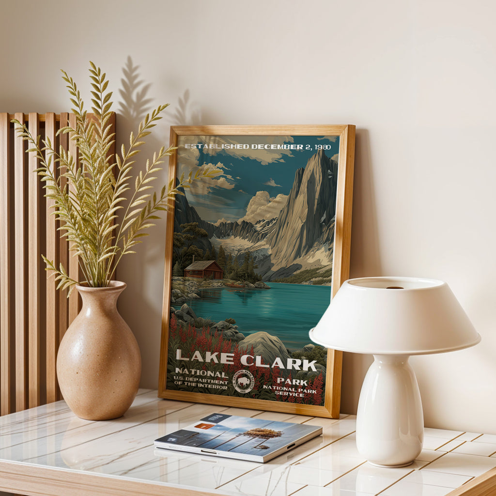 Lake Clark National Park Vintage WPA