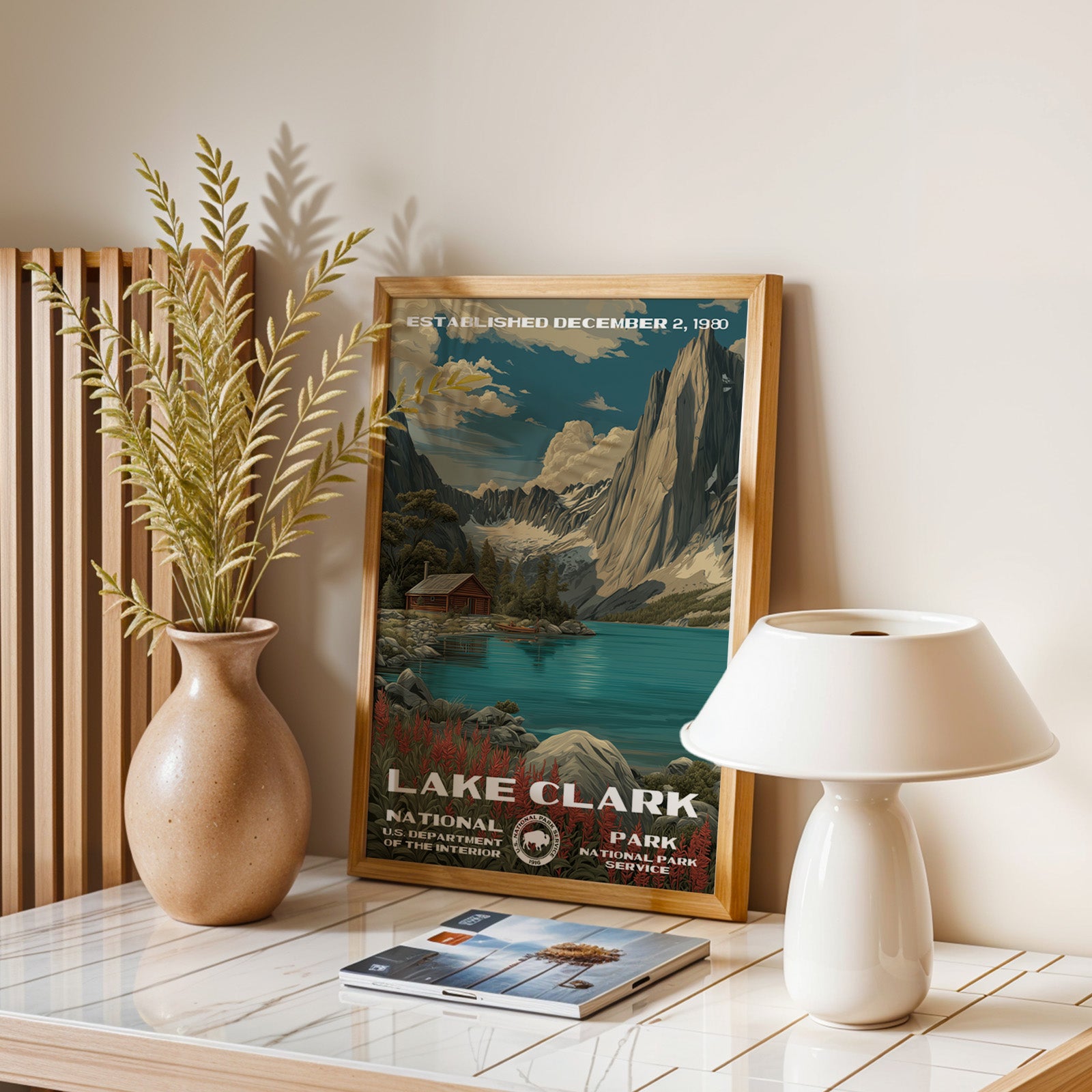Lake Clark National Park Vintage WPA