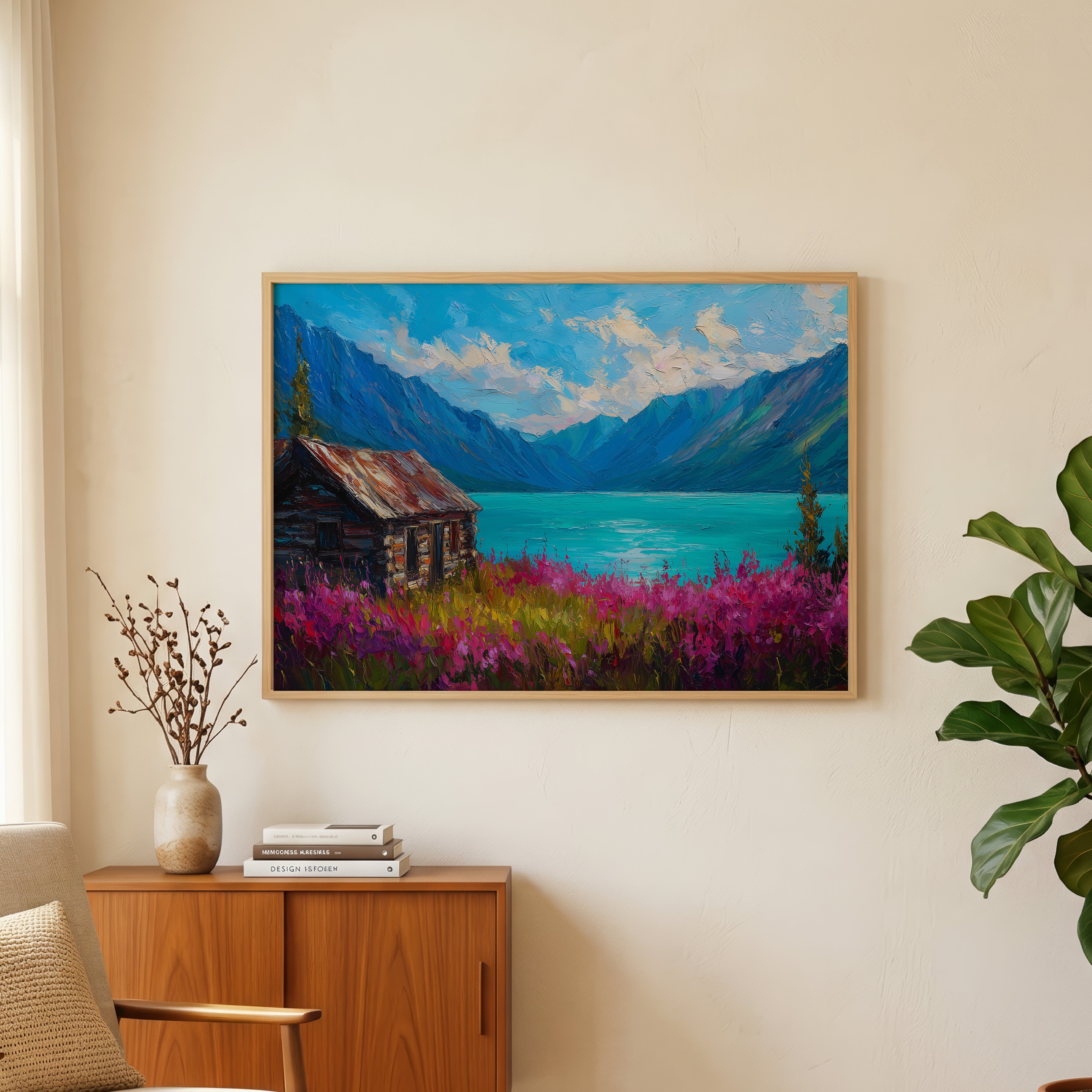 Lake Clark National Park Oil Painting
