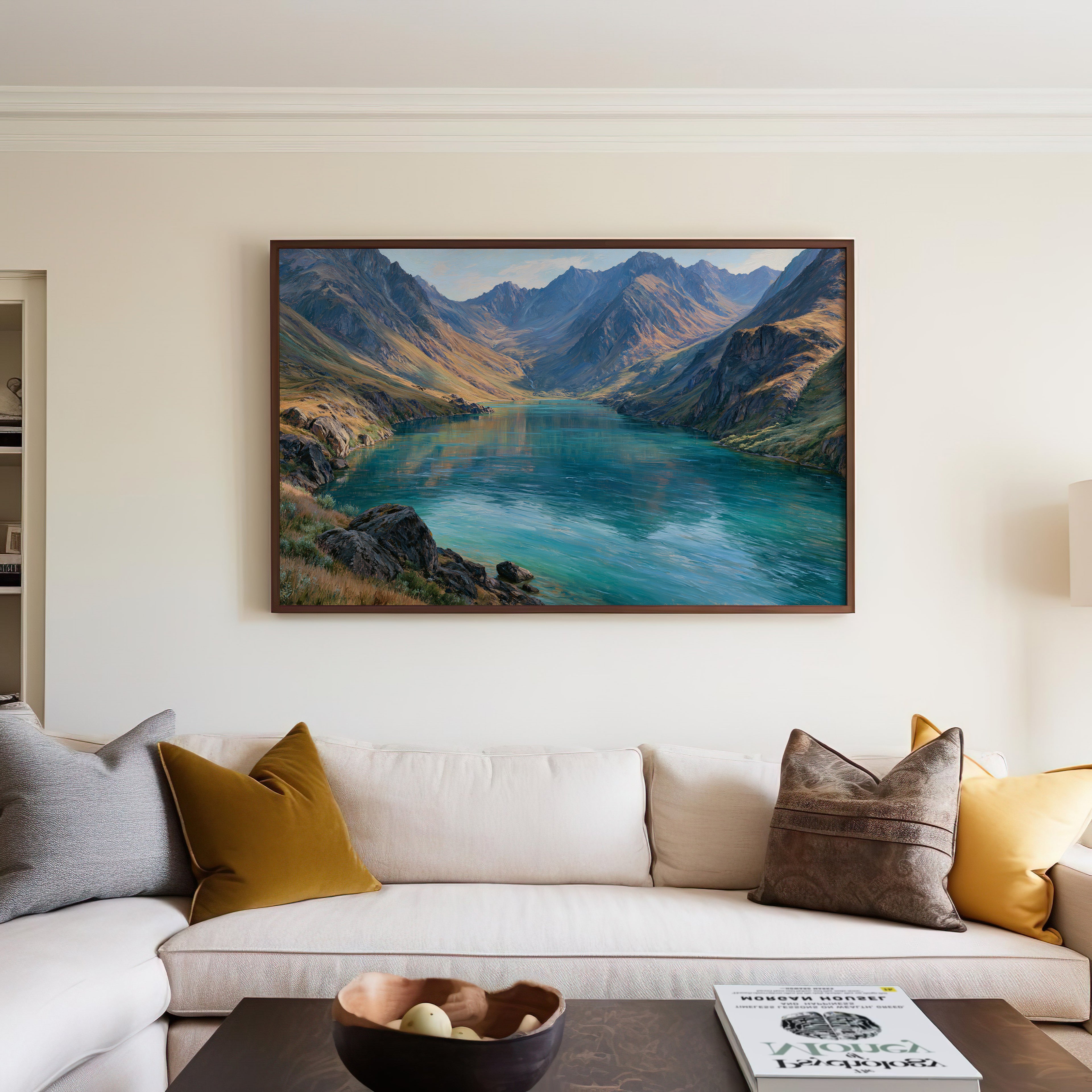 Lake Clark National Park Classical Oil Painting