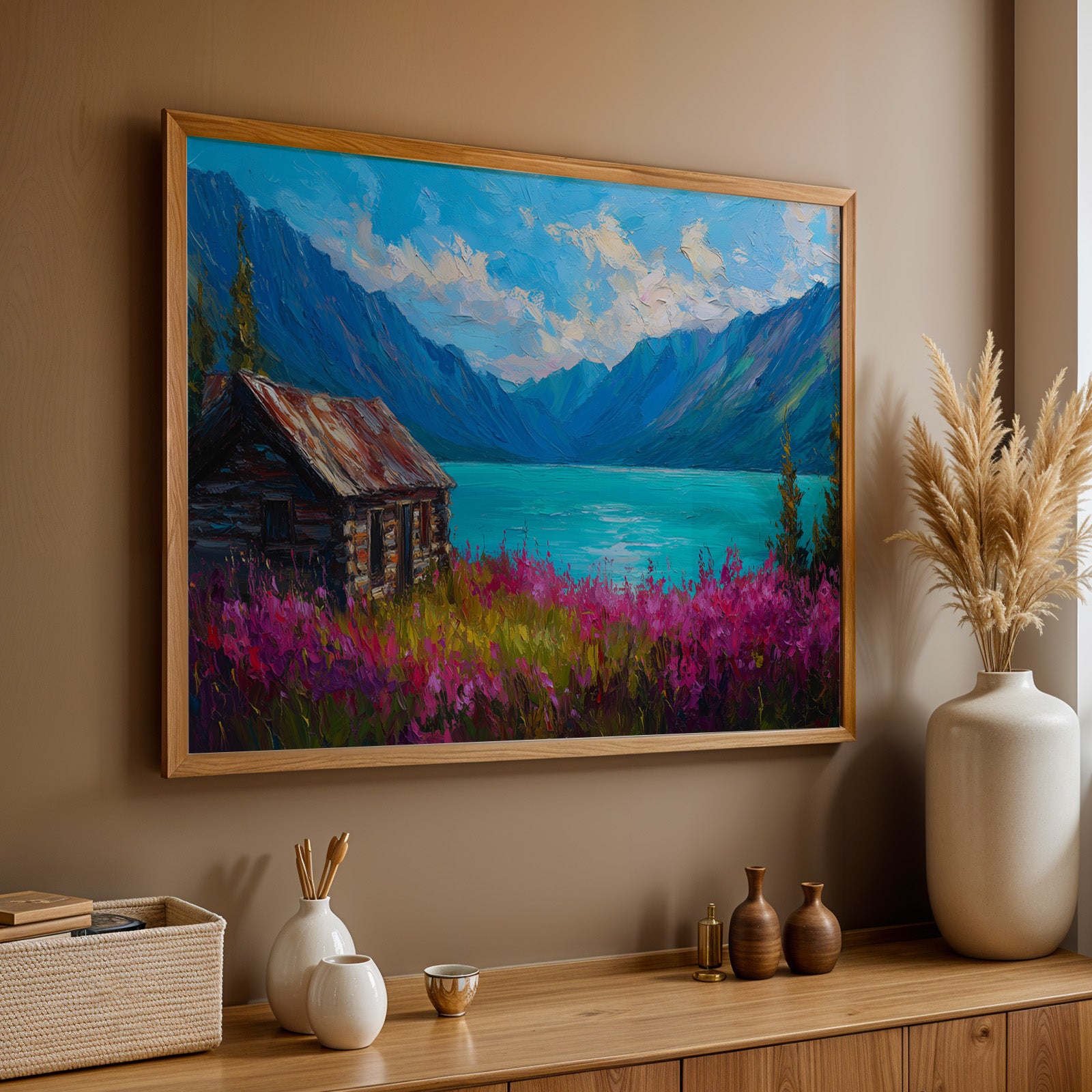 Lake Clark National Park Oil Painting