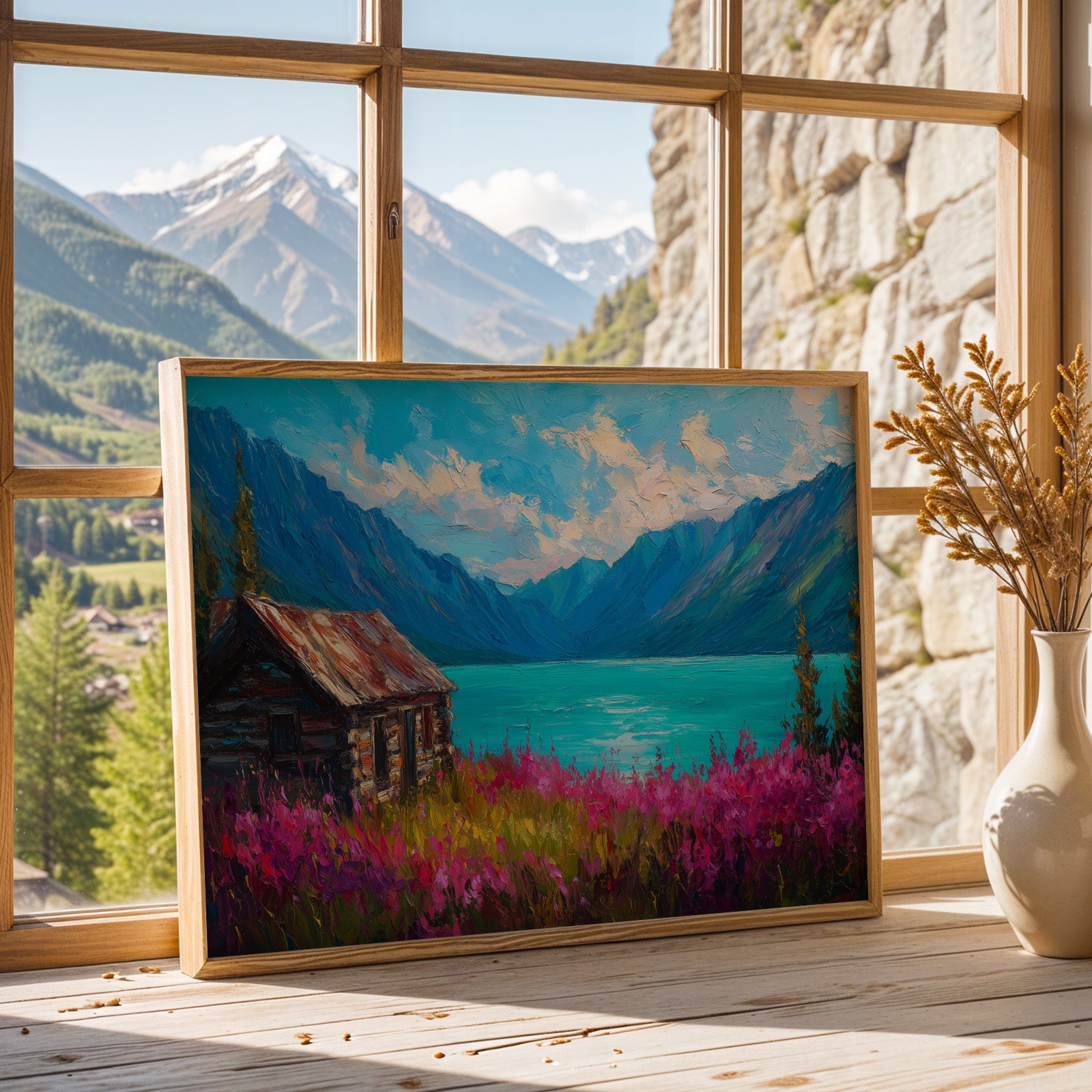 Lake Clark National Park Oil Painting