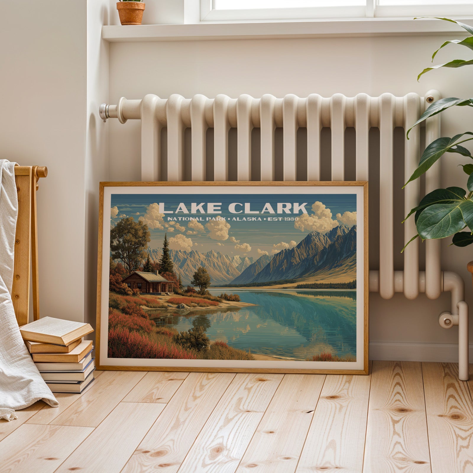 Lake Clark National Park Horizontal Vintage Art