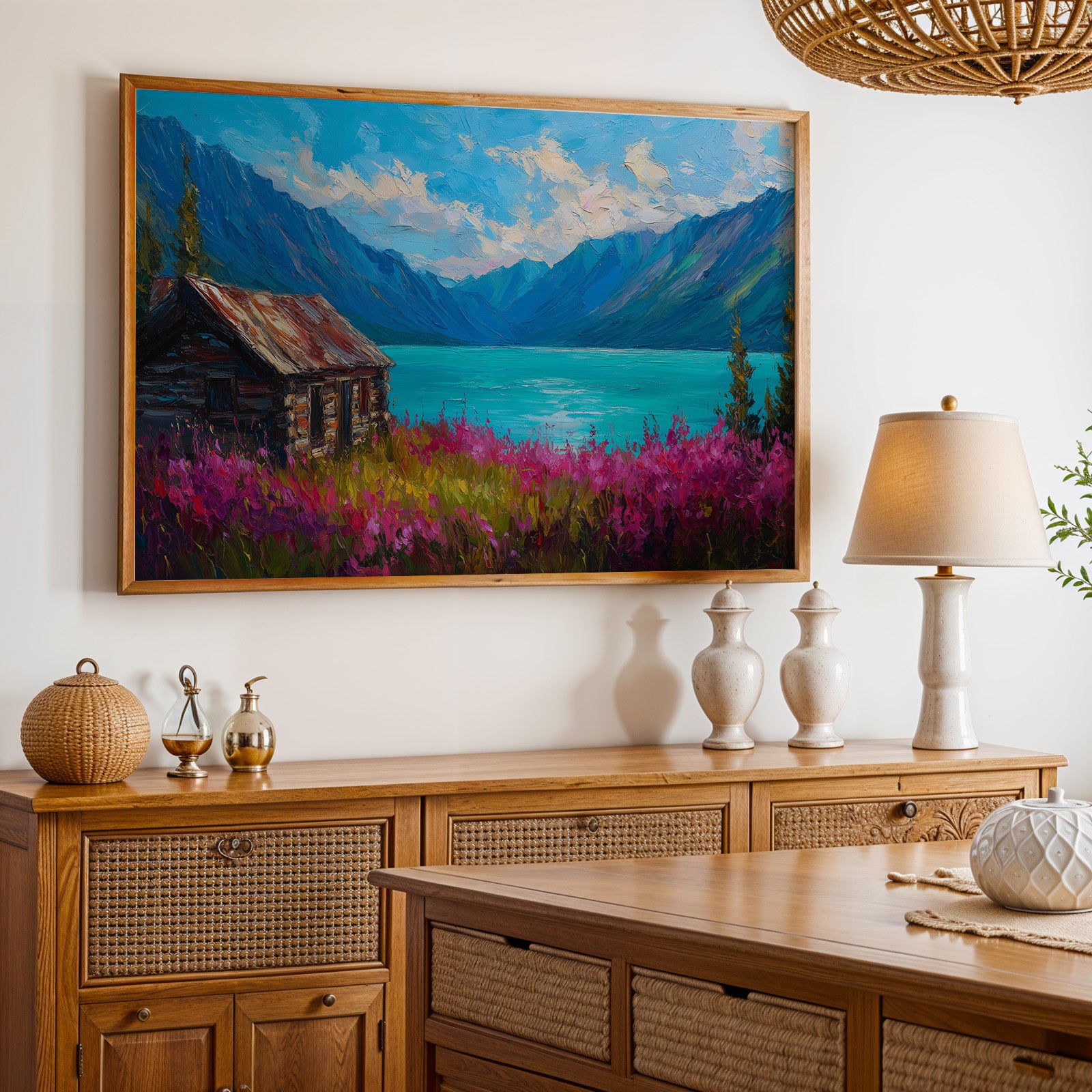 Lake Clark National Park Oil Painting